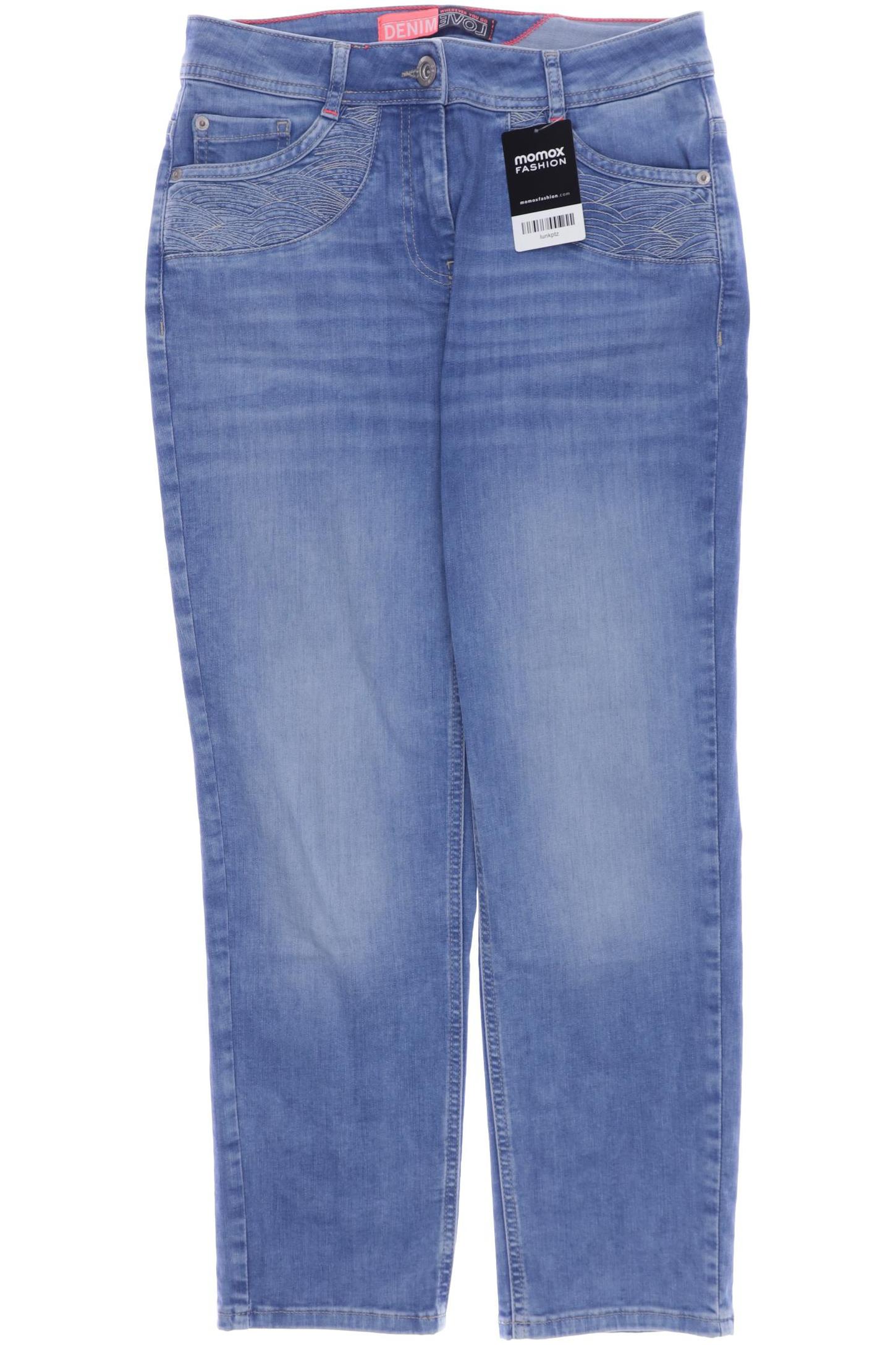 

CECIL Damen Jeans, blau