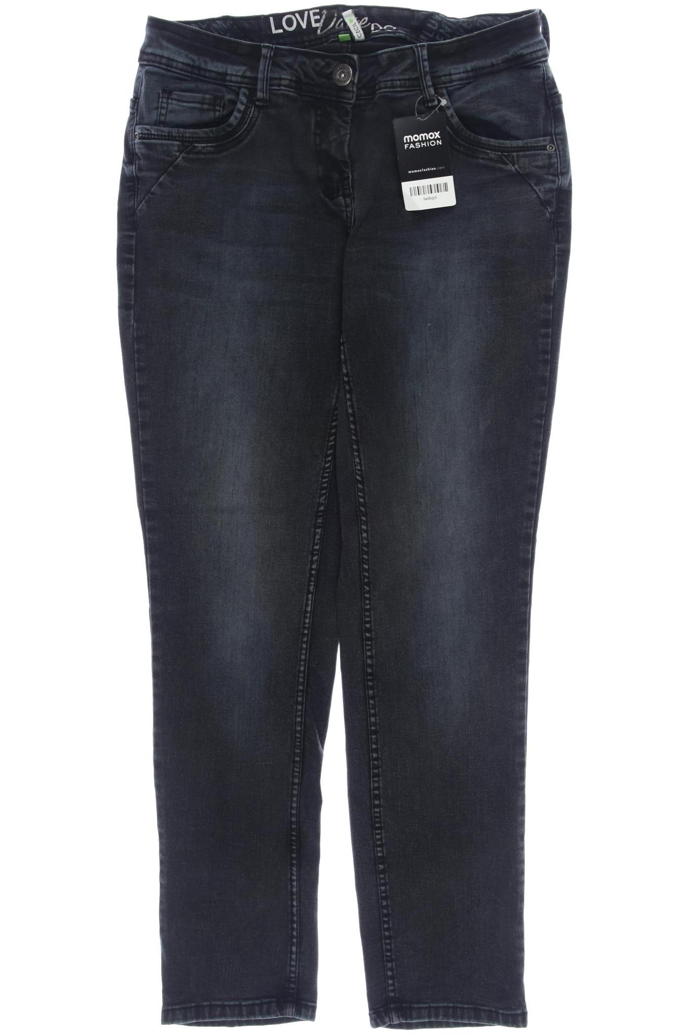 

Cecil Damen Jeans, schwarz, Gr. 28