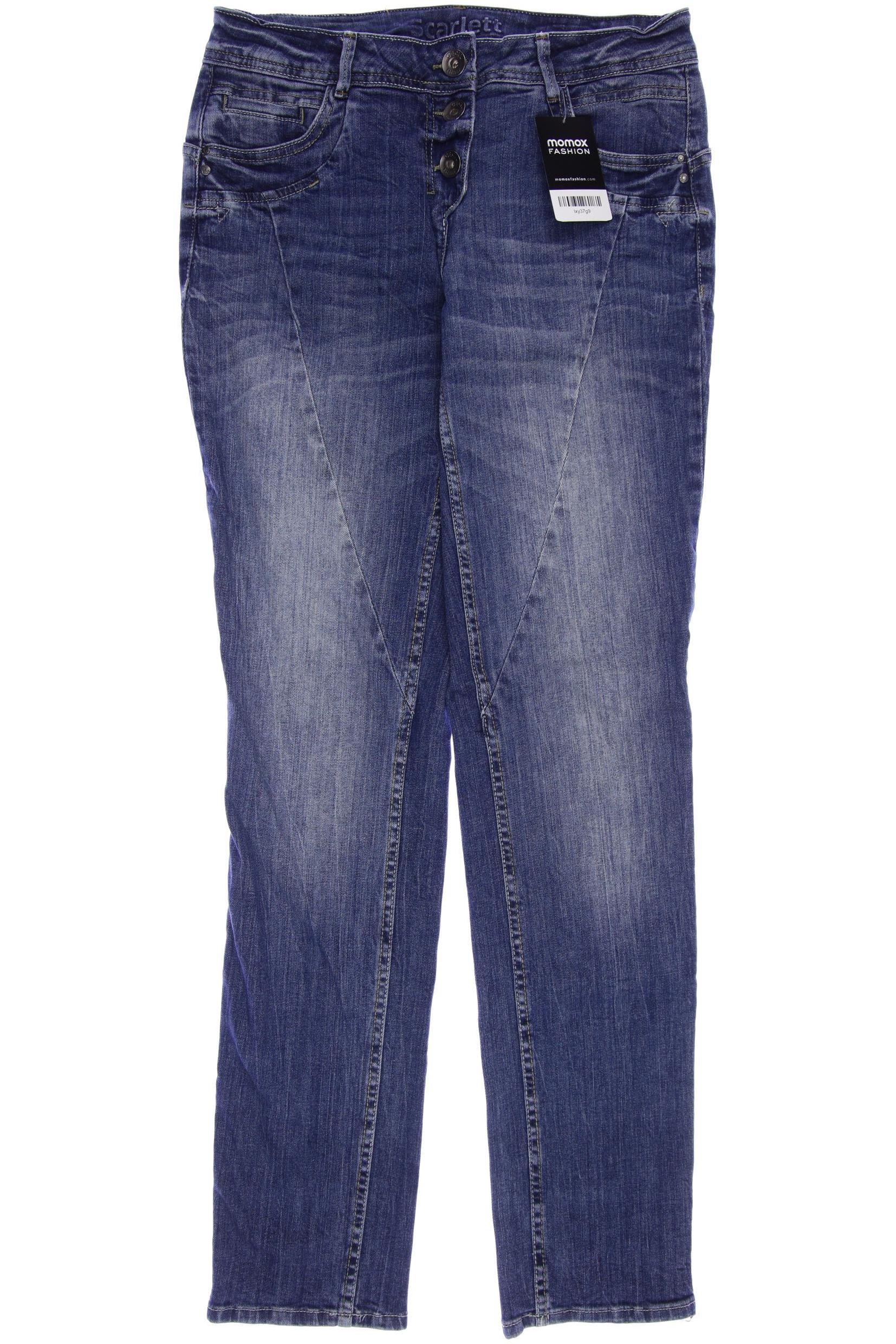 

CECIL Damen Jeans, blau