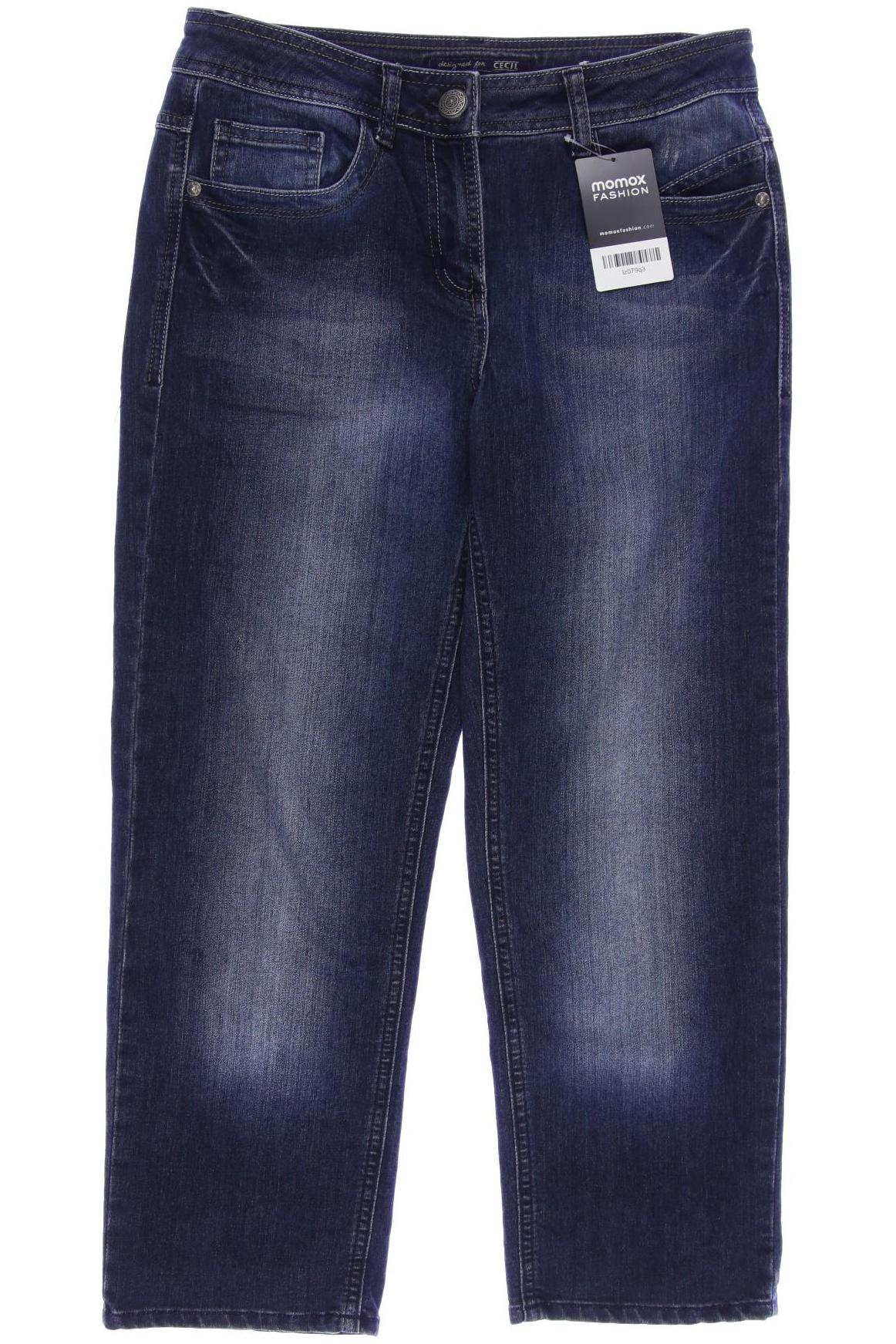 

CECIL Damen Jeans, marineblau