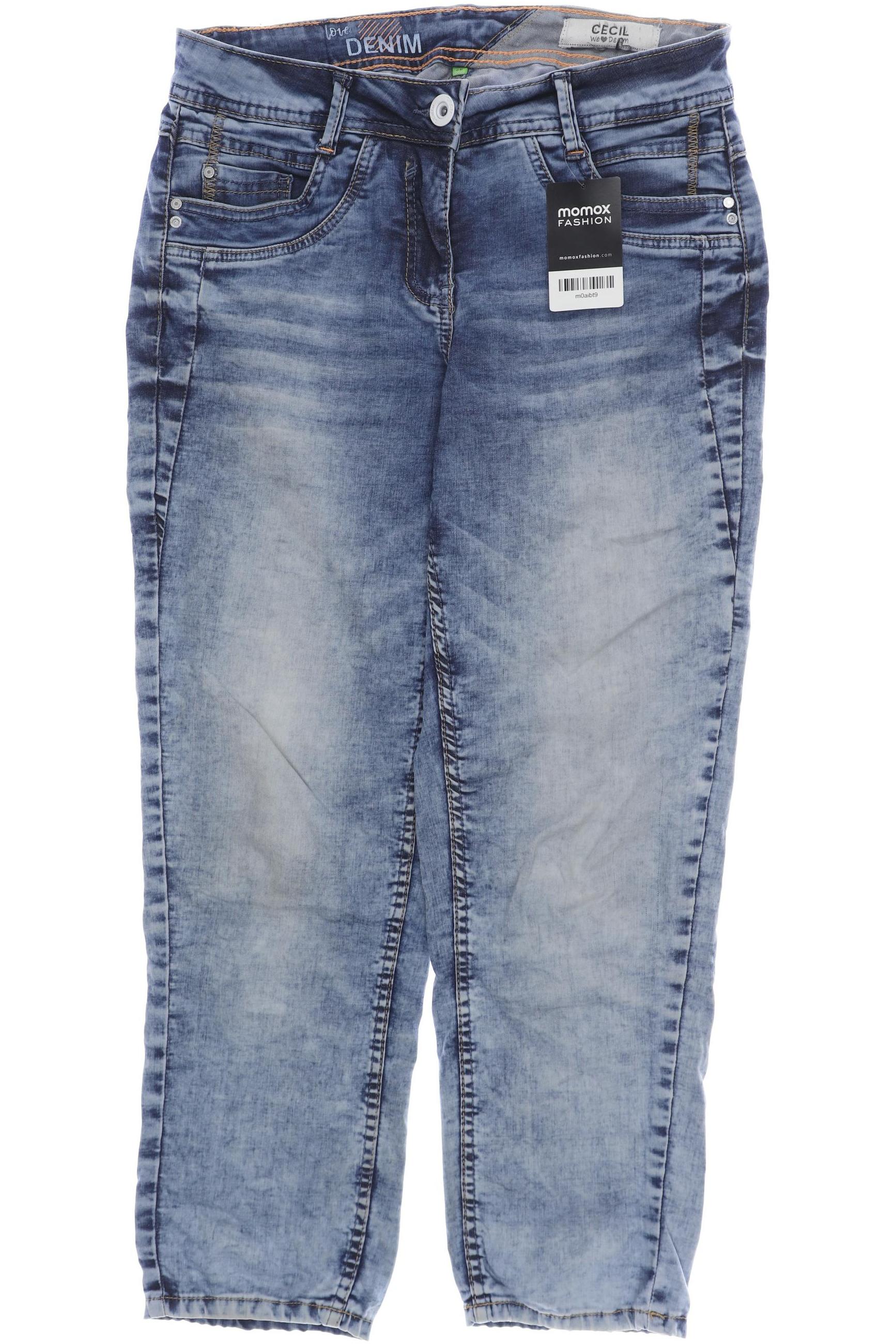 

CECIL Damen Jeans, blau