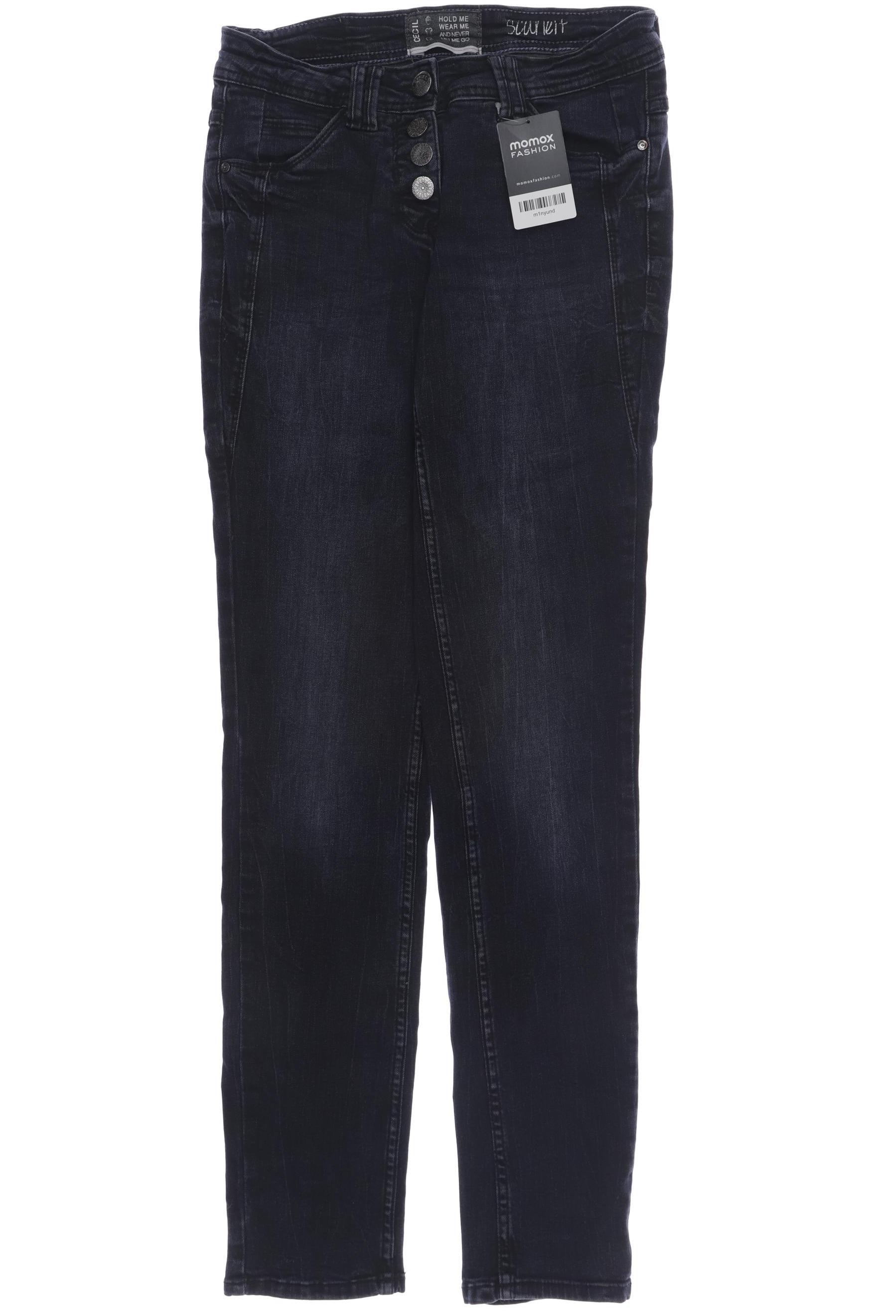 

CECIL Damen Jeans, marineblau