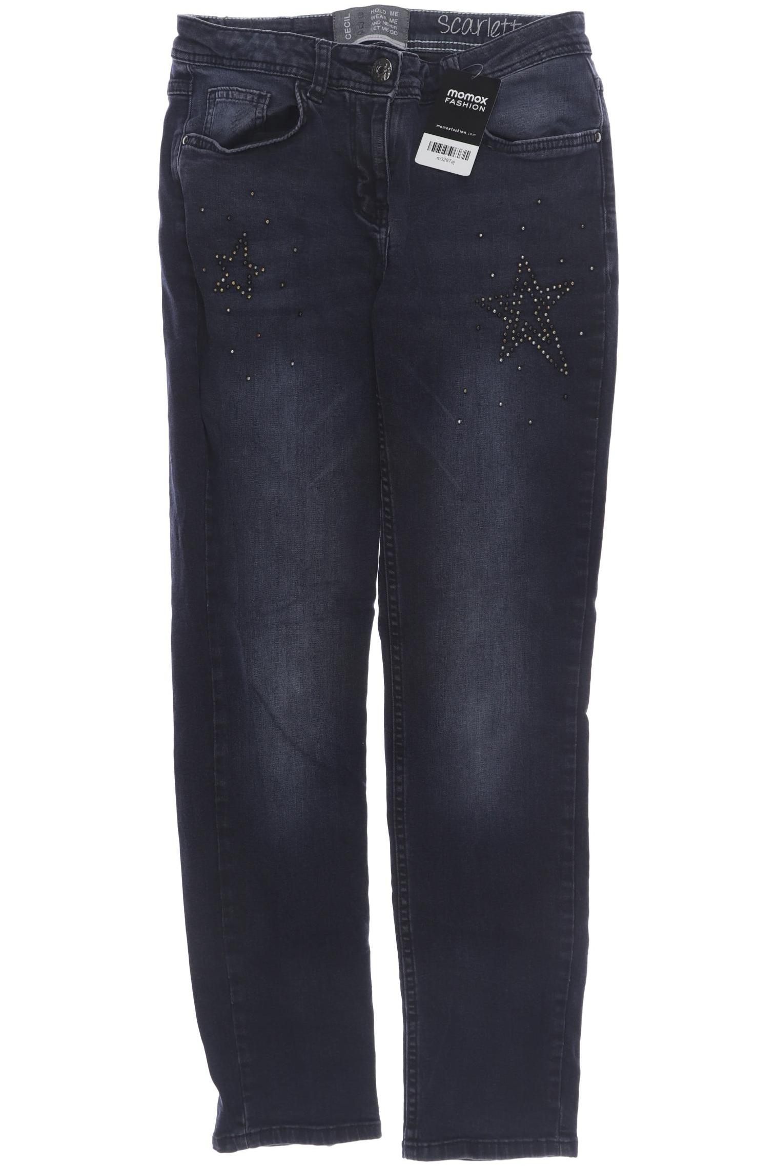 

CECIL Damen Jeans, marineblau