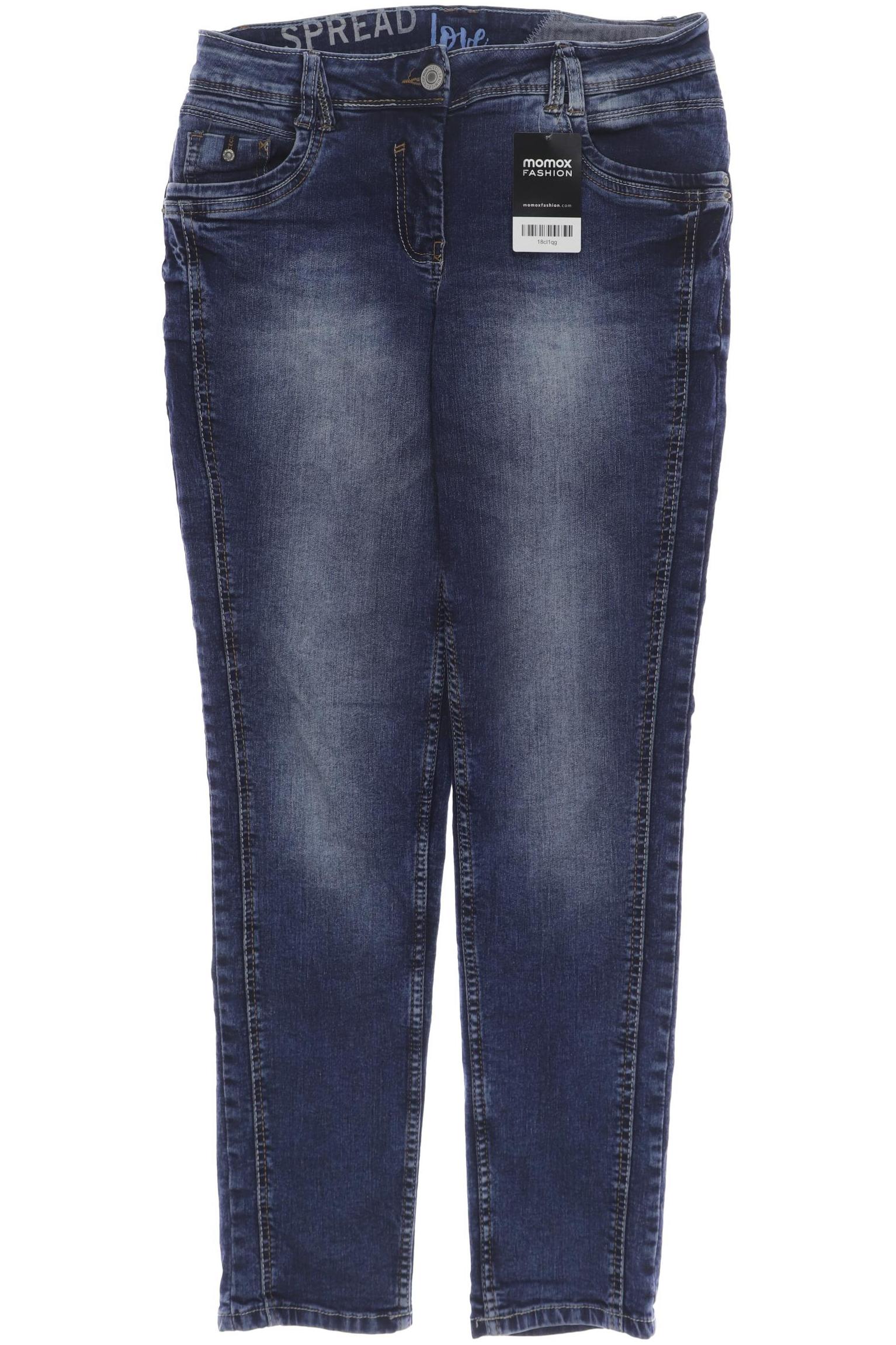 

CECIL Damen Jeans, blau