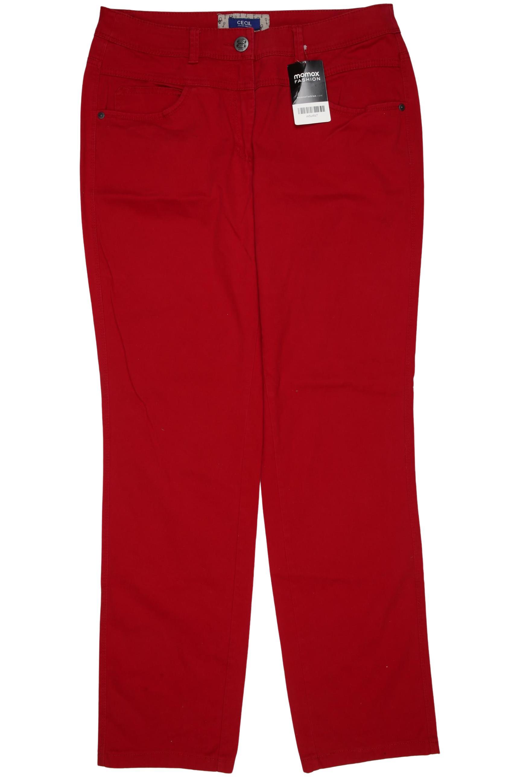 

Cecil Damen Jeans, rot, Gr. 31