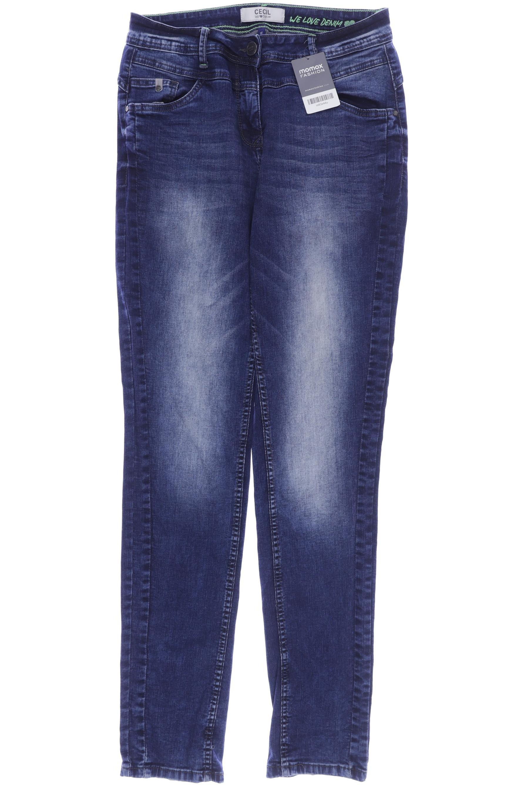 

CECIL Damen Jeans, marineblau