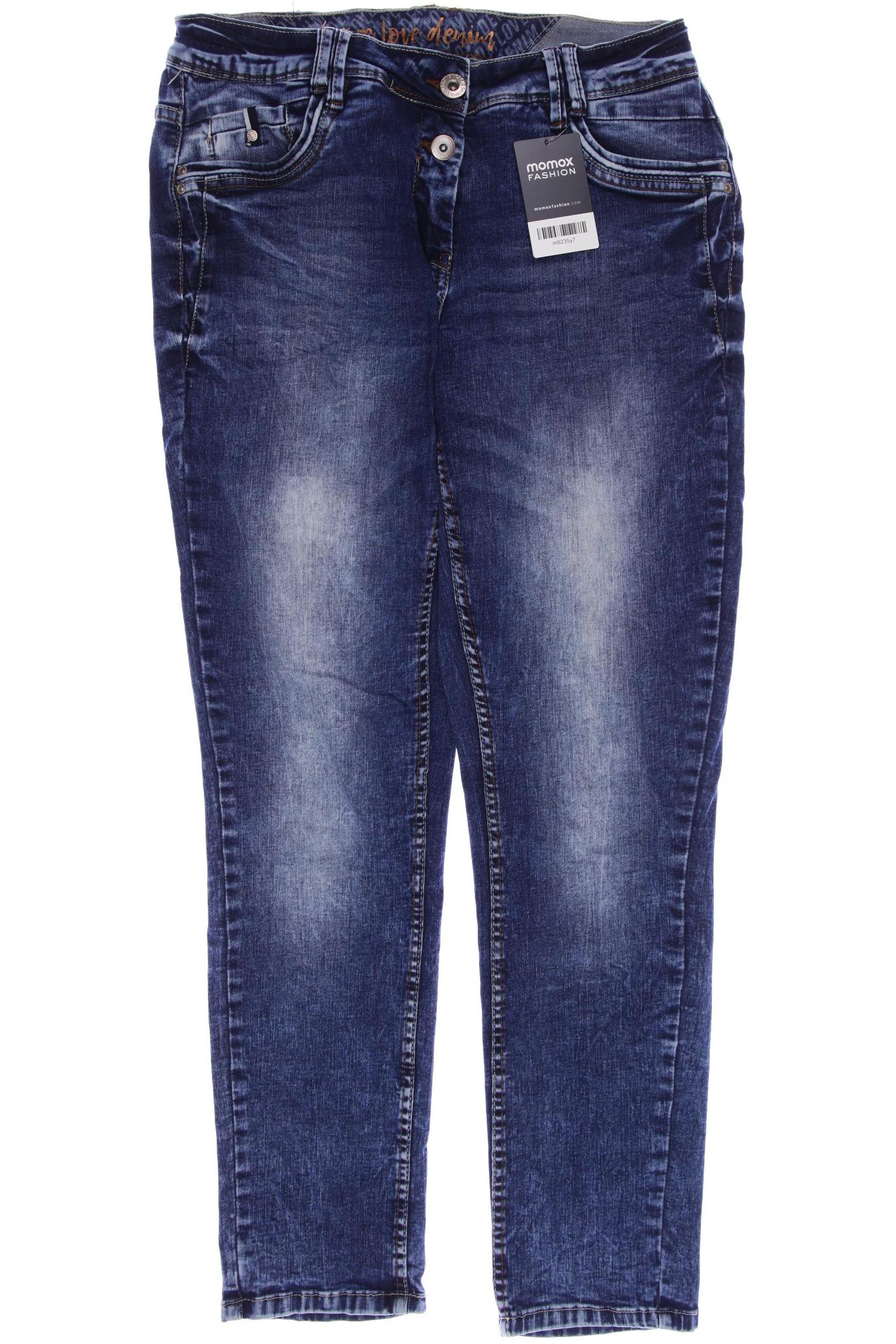 

CECIL Damen Jeans, blau