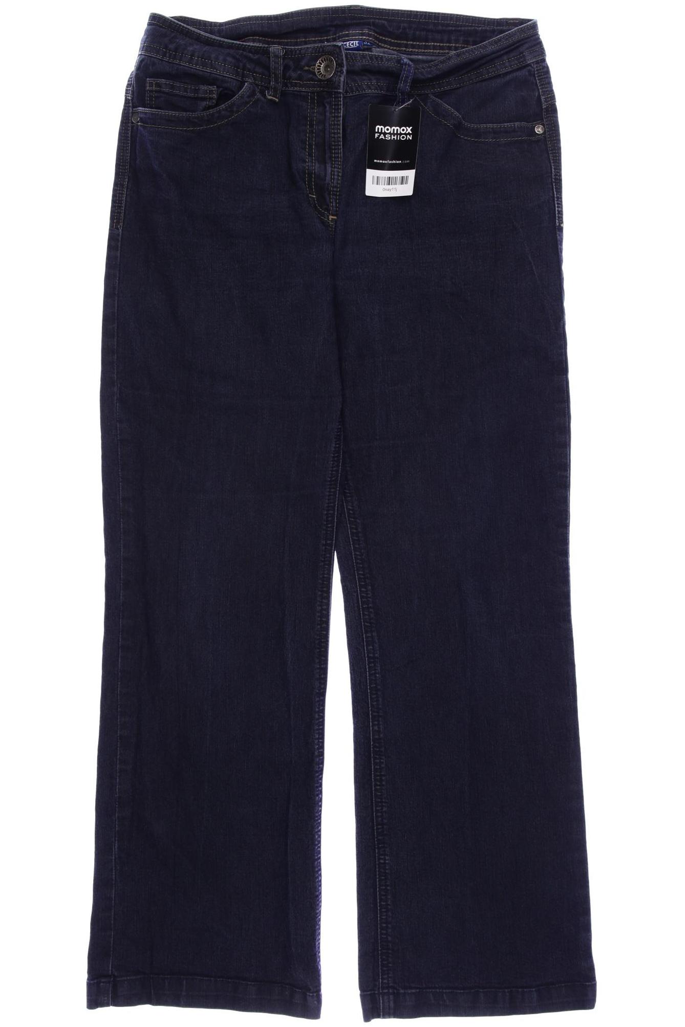 

CECIL Damen Jeans, marineblau