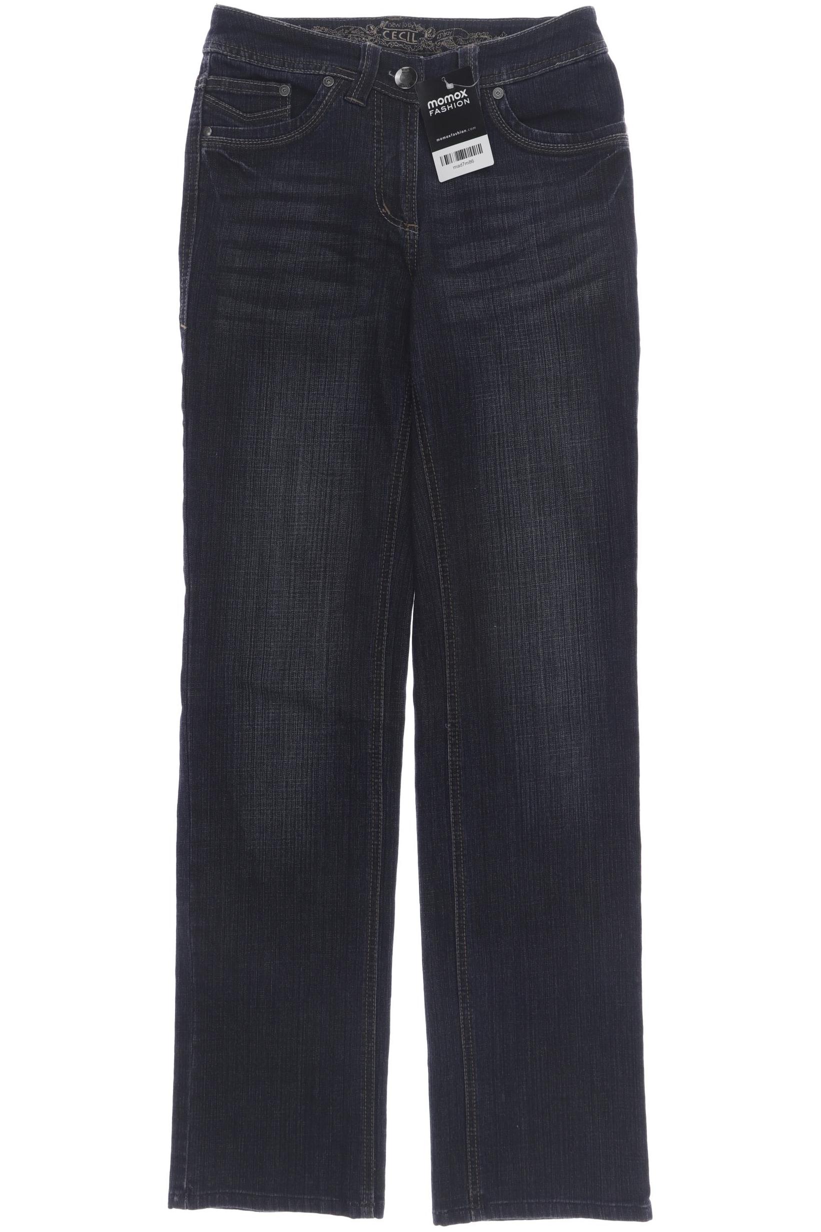 

CECIL Damen Jeans, marineblau