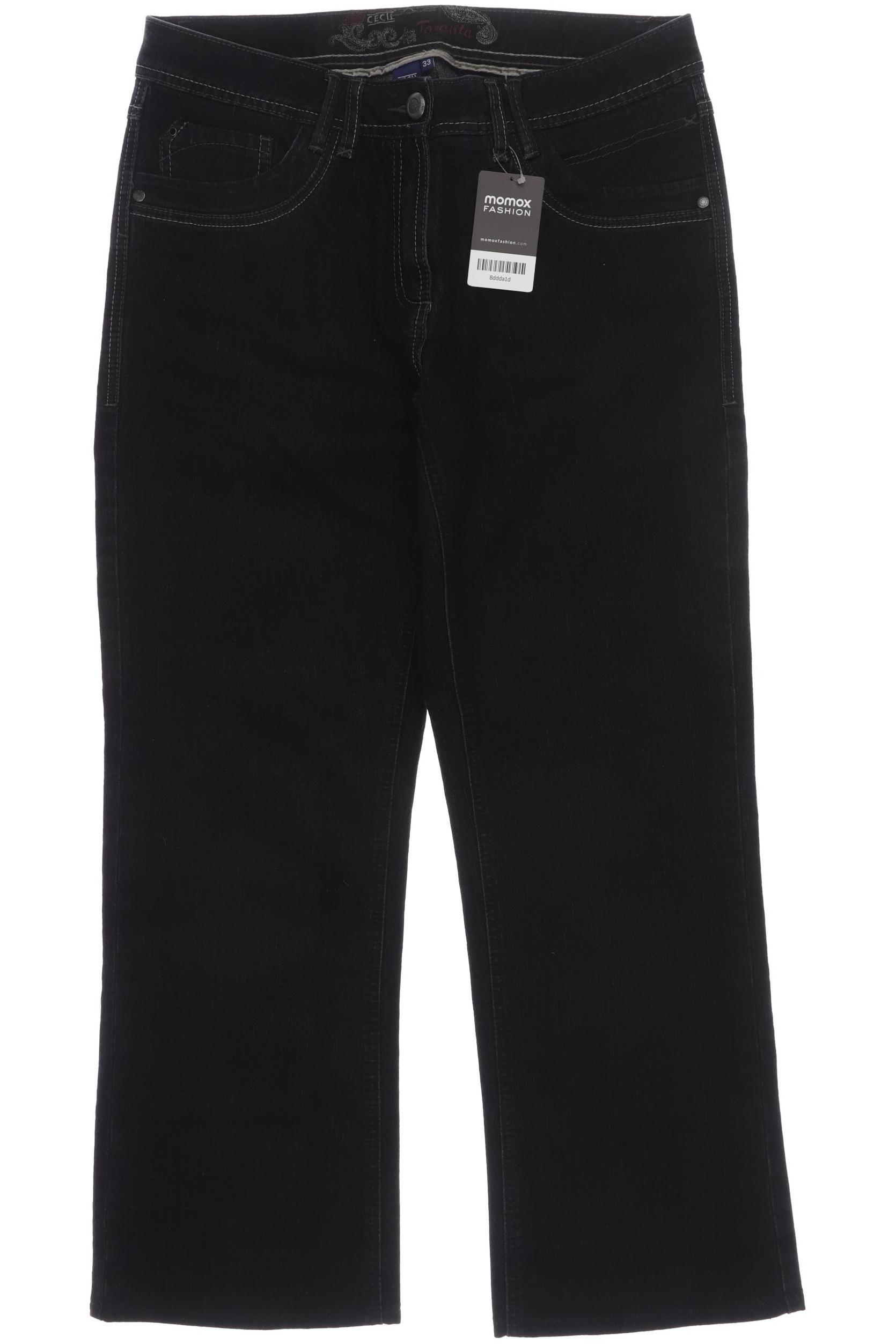 

Cecil Damen Jeans, schwarz, Gr. 33