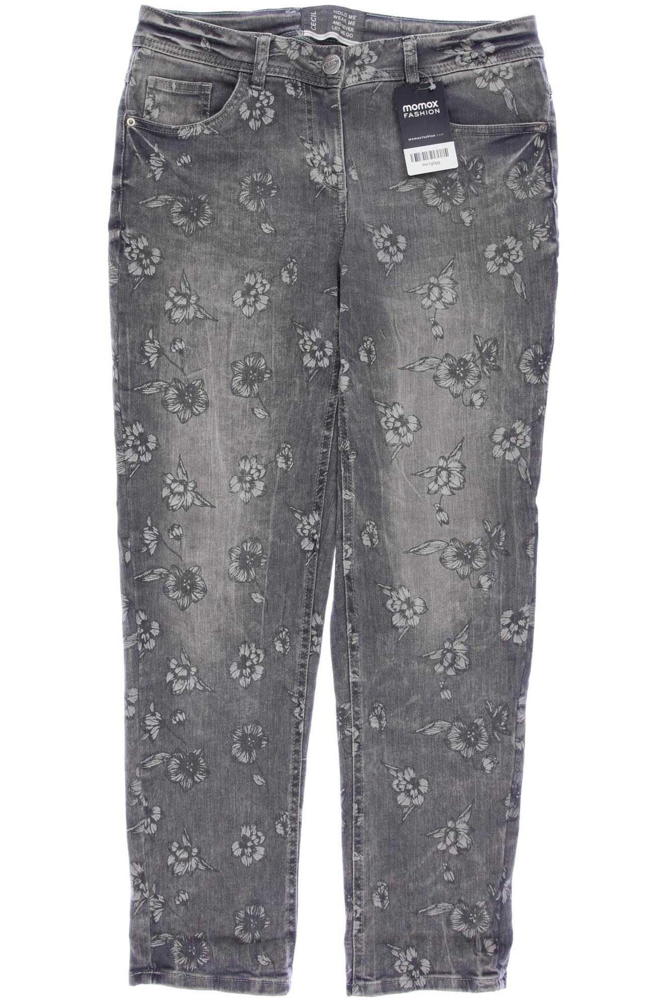 

CECIL Damen Jeans, grau