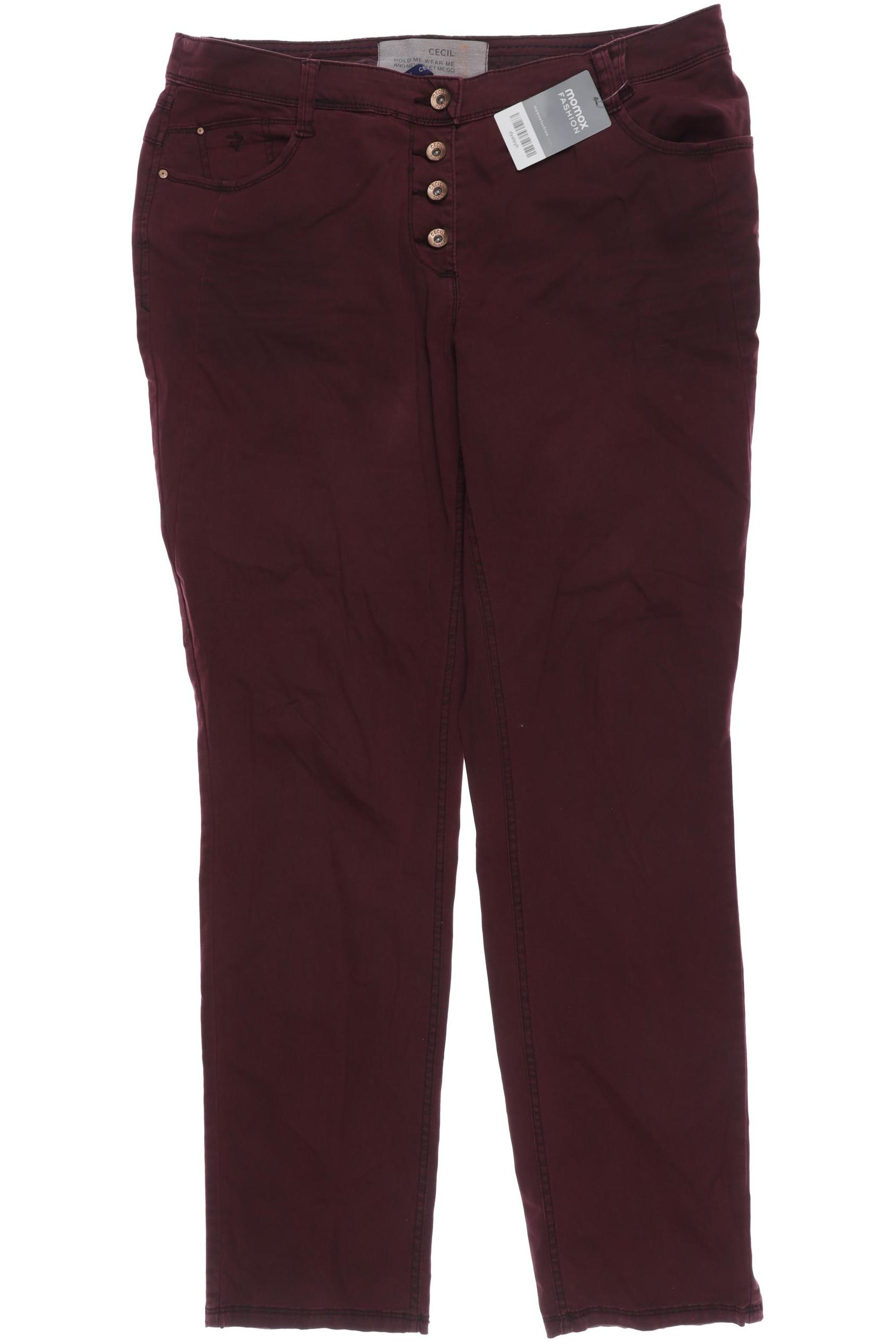 

Cecil Damen Jeans, bordeaux, Gr. 32