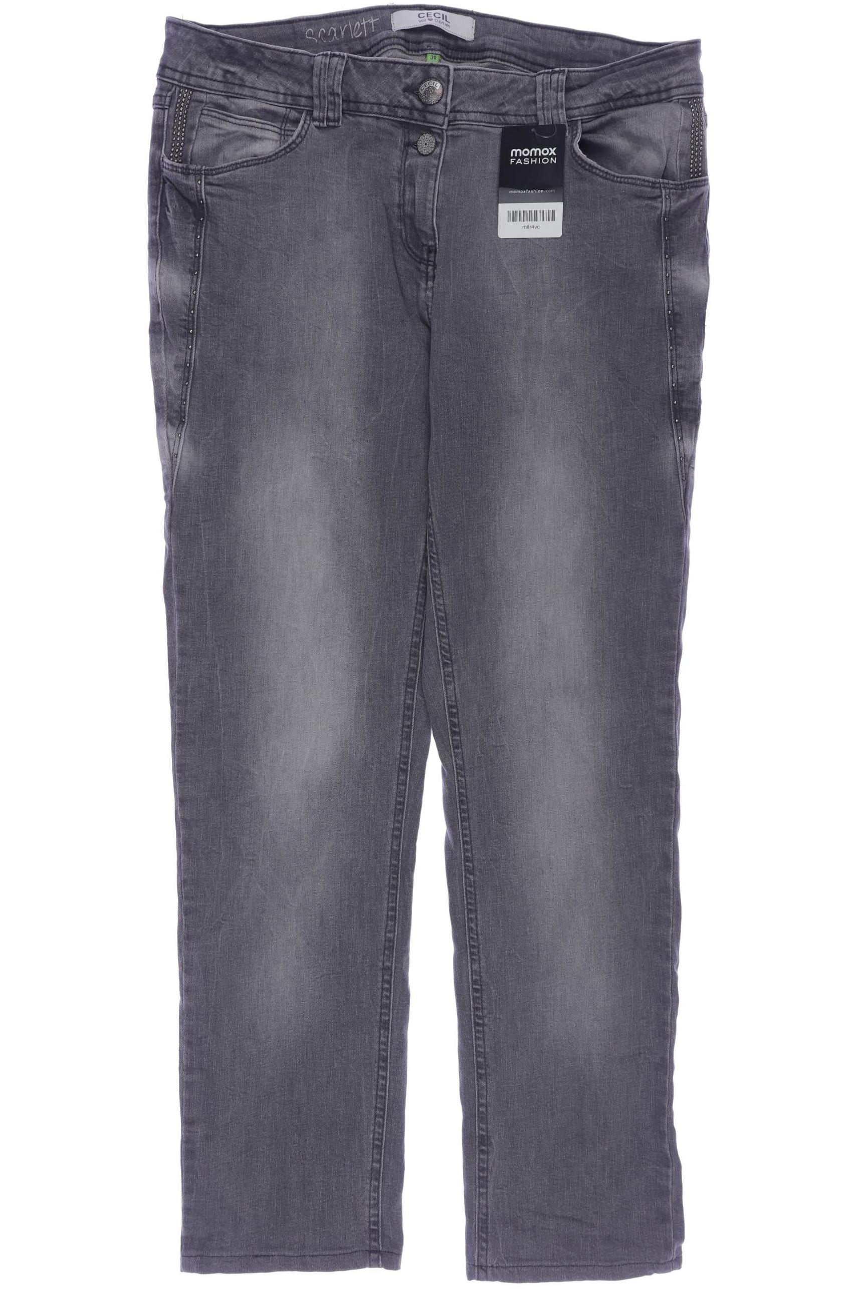 

Cecil Damen Jeans, grau, Gr. 30