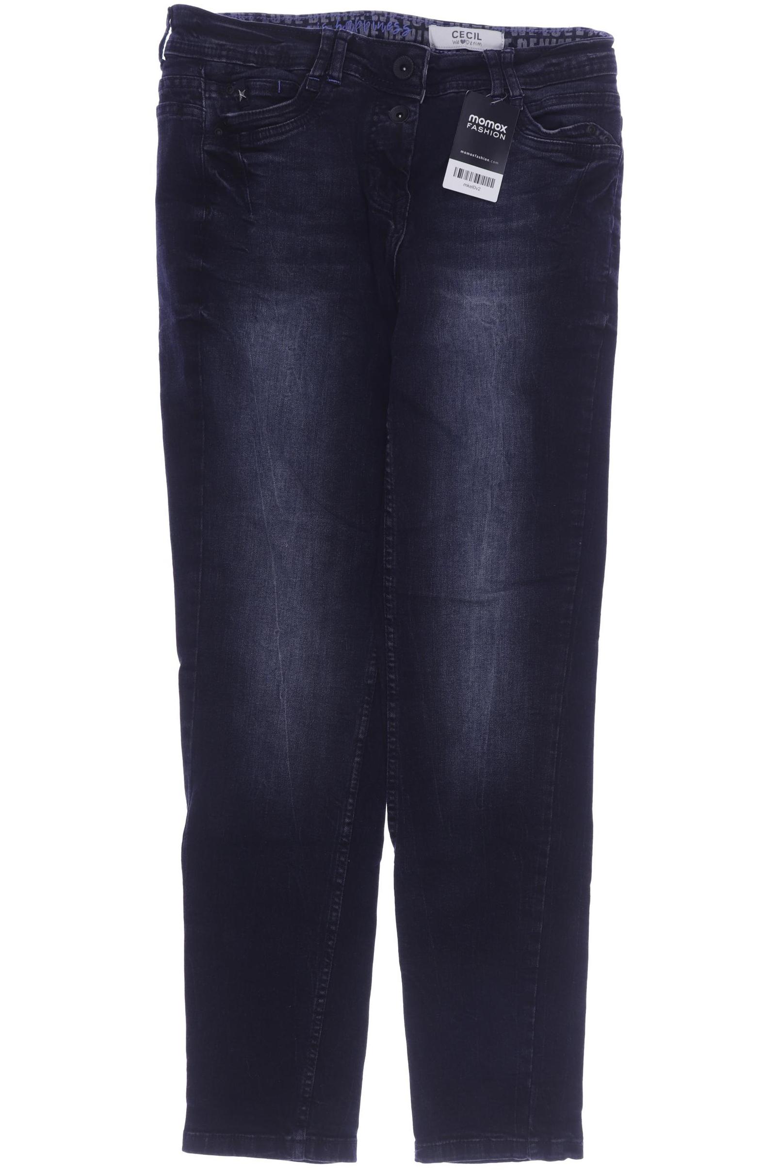 

CECIL Damen Jeans, marineblau