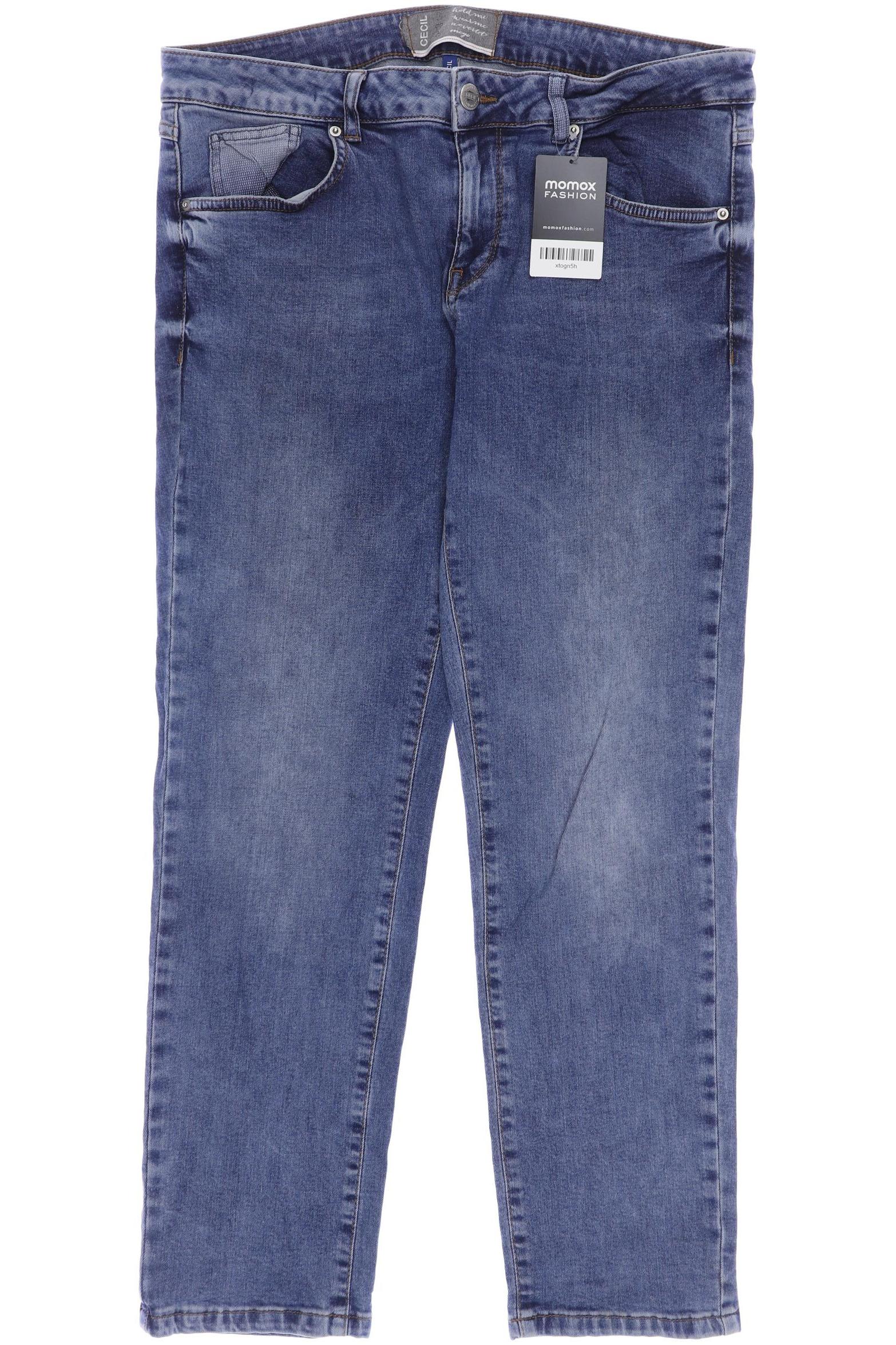 

CECIL Damen Jeans, blau