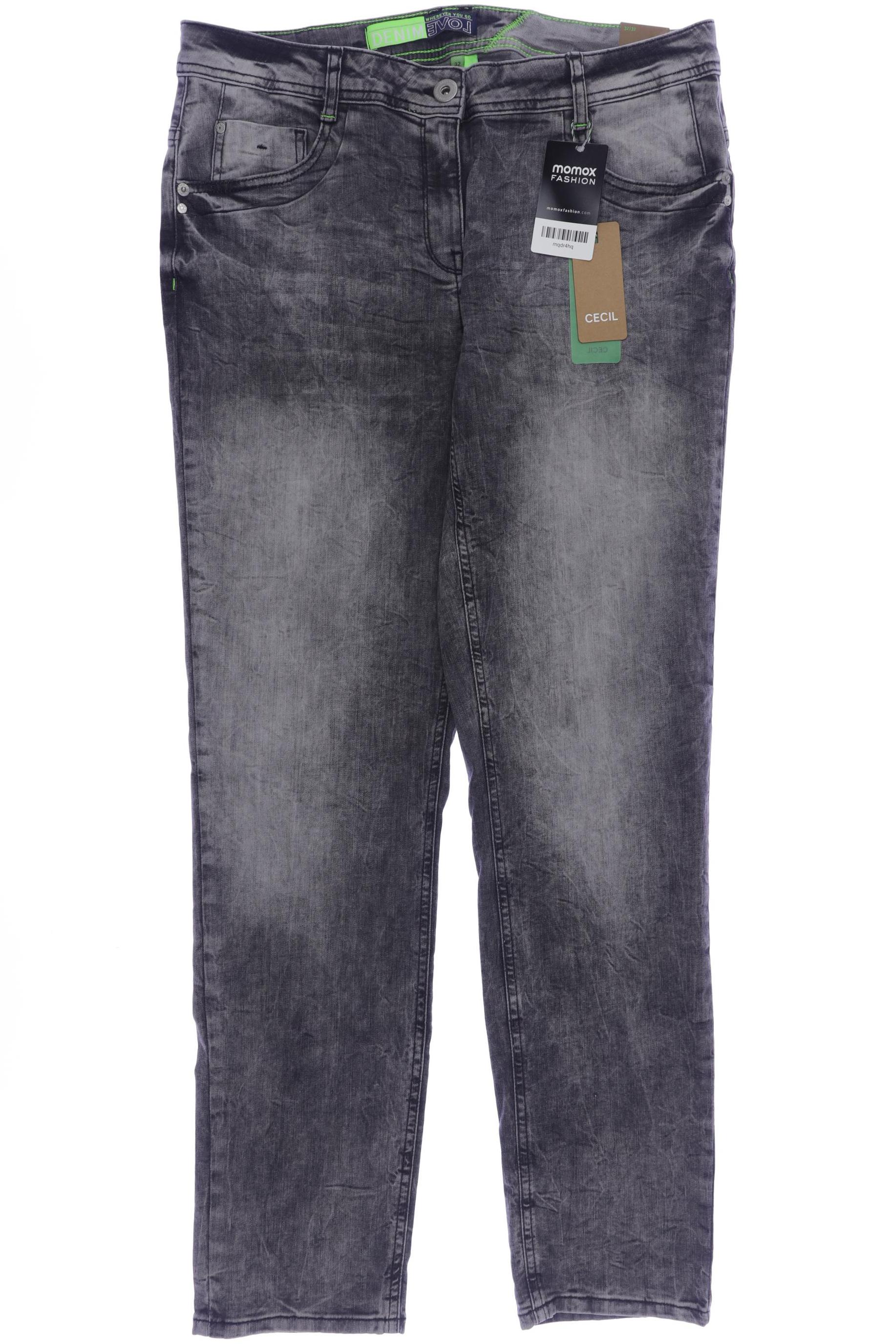 

Cecil Damen Jeans, grau, Gr. 32