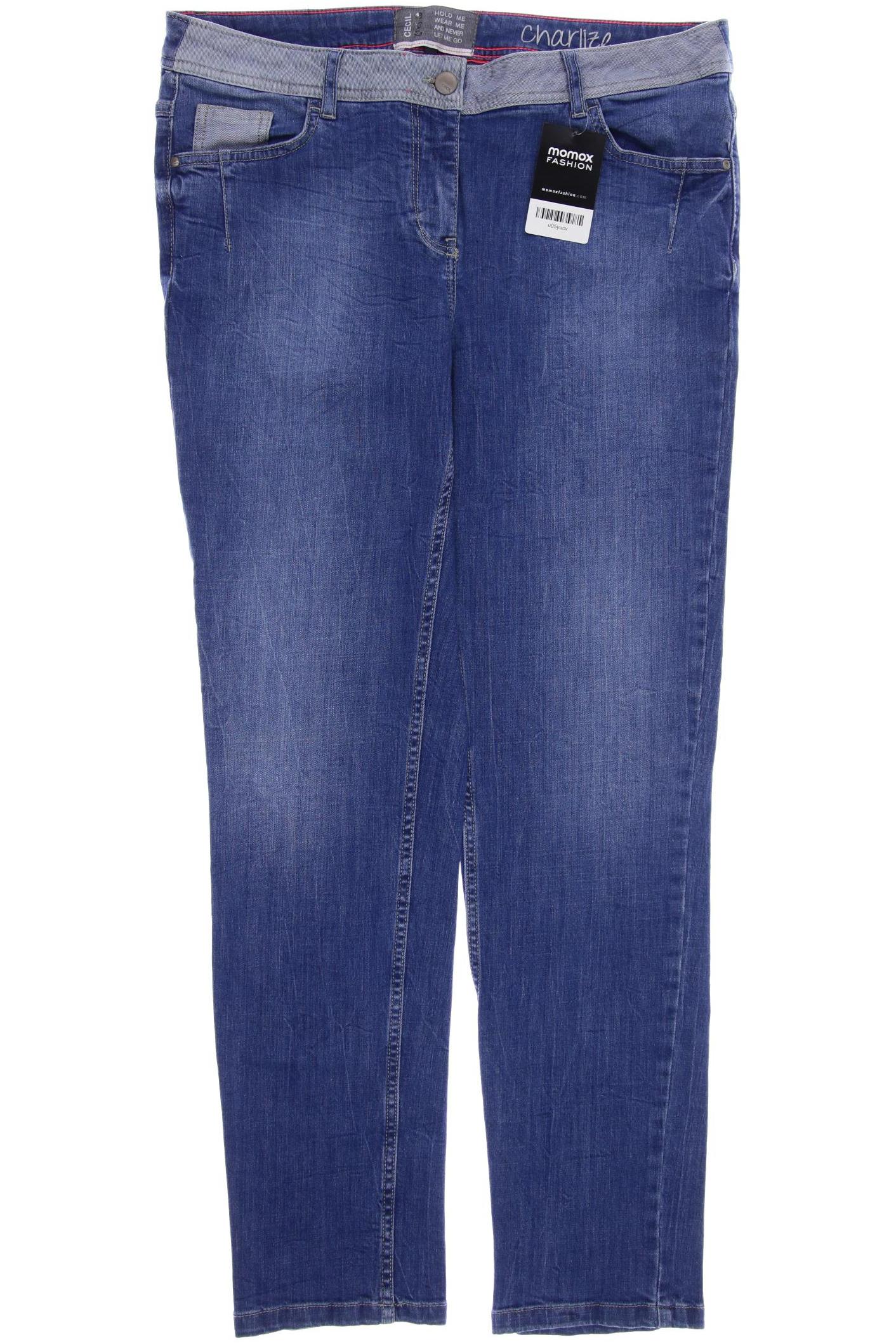 

CECIL Damen Jeans, blau