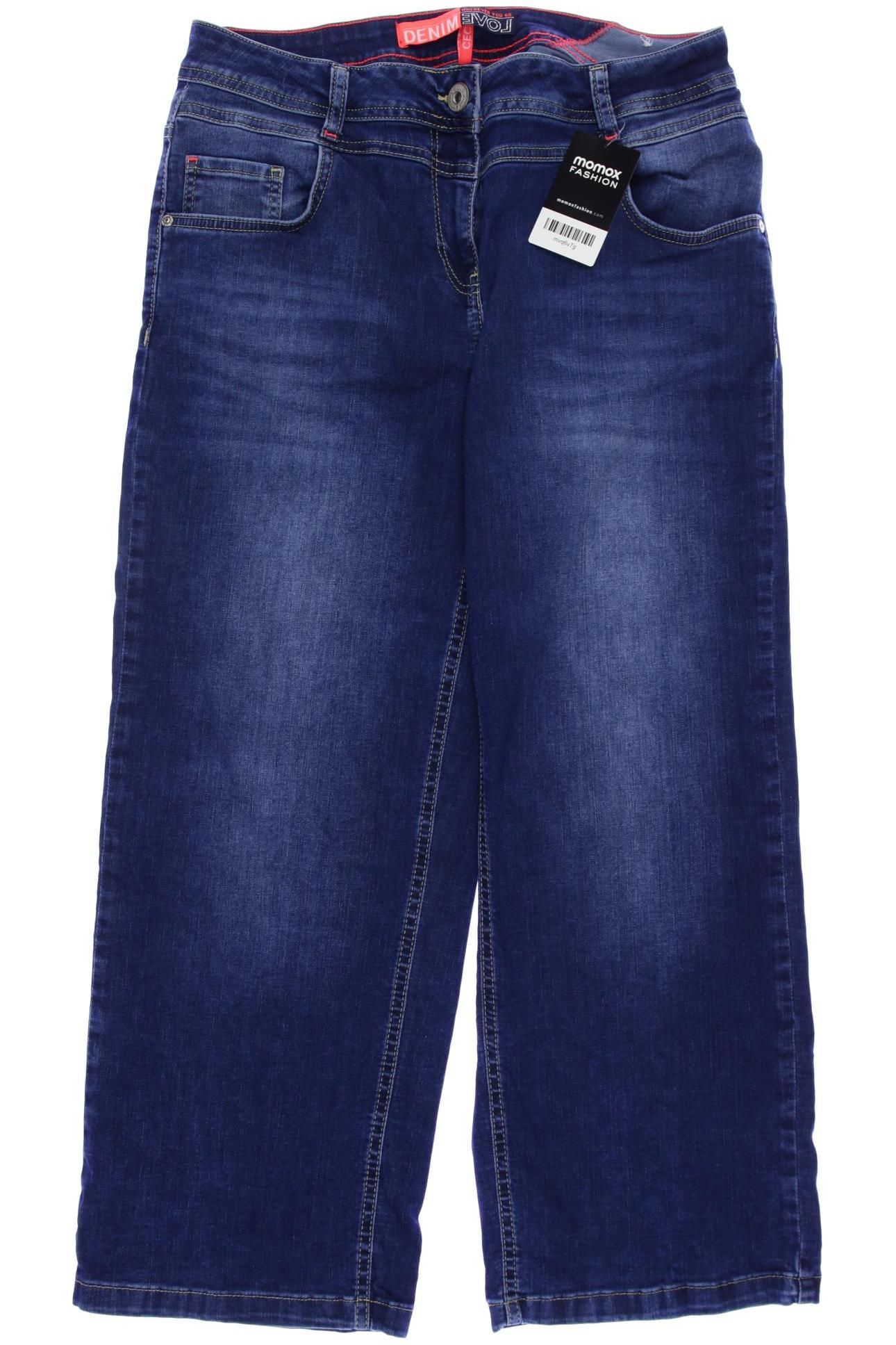 

CECIL Damen Jeans, blau