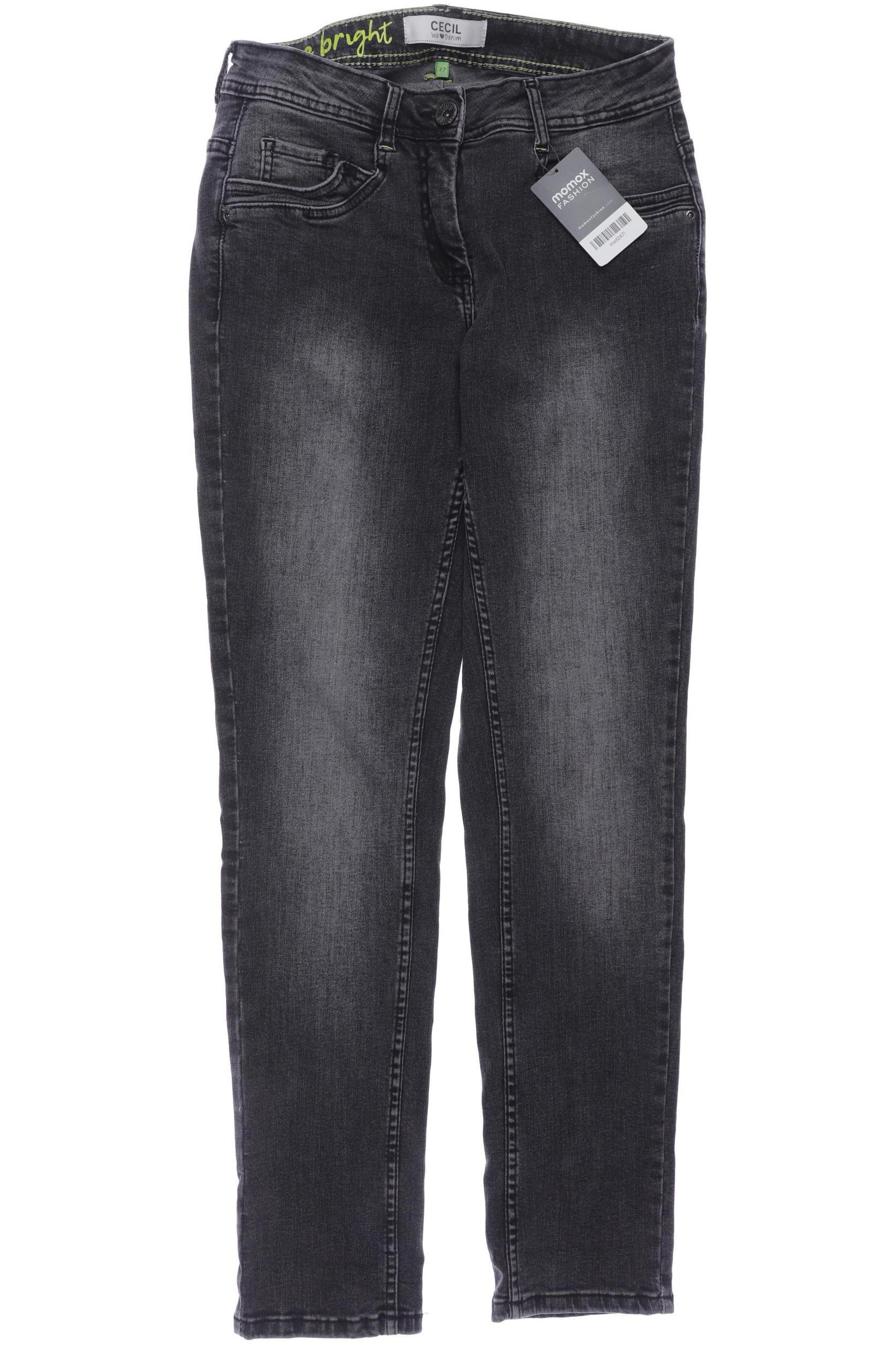 

CECIL Damen Jeans, grau