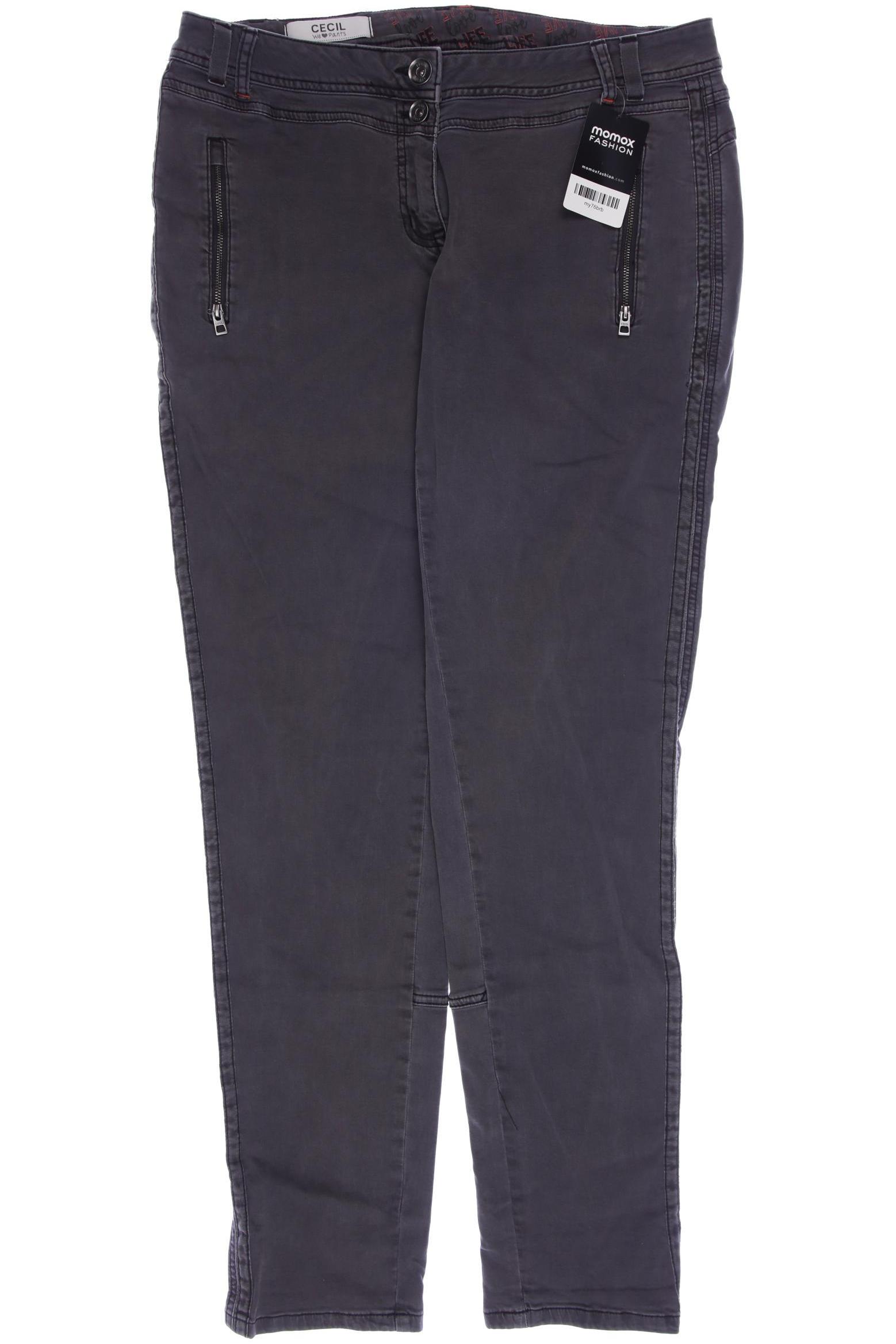 

CECIL Damen Jeans, grau