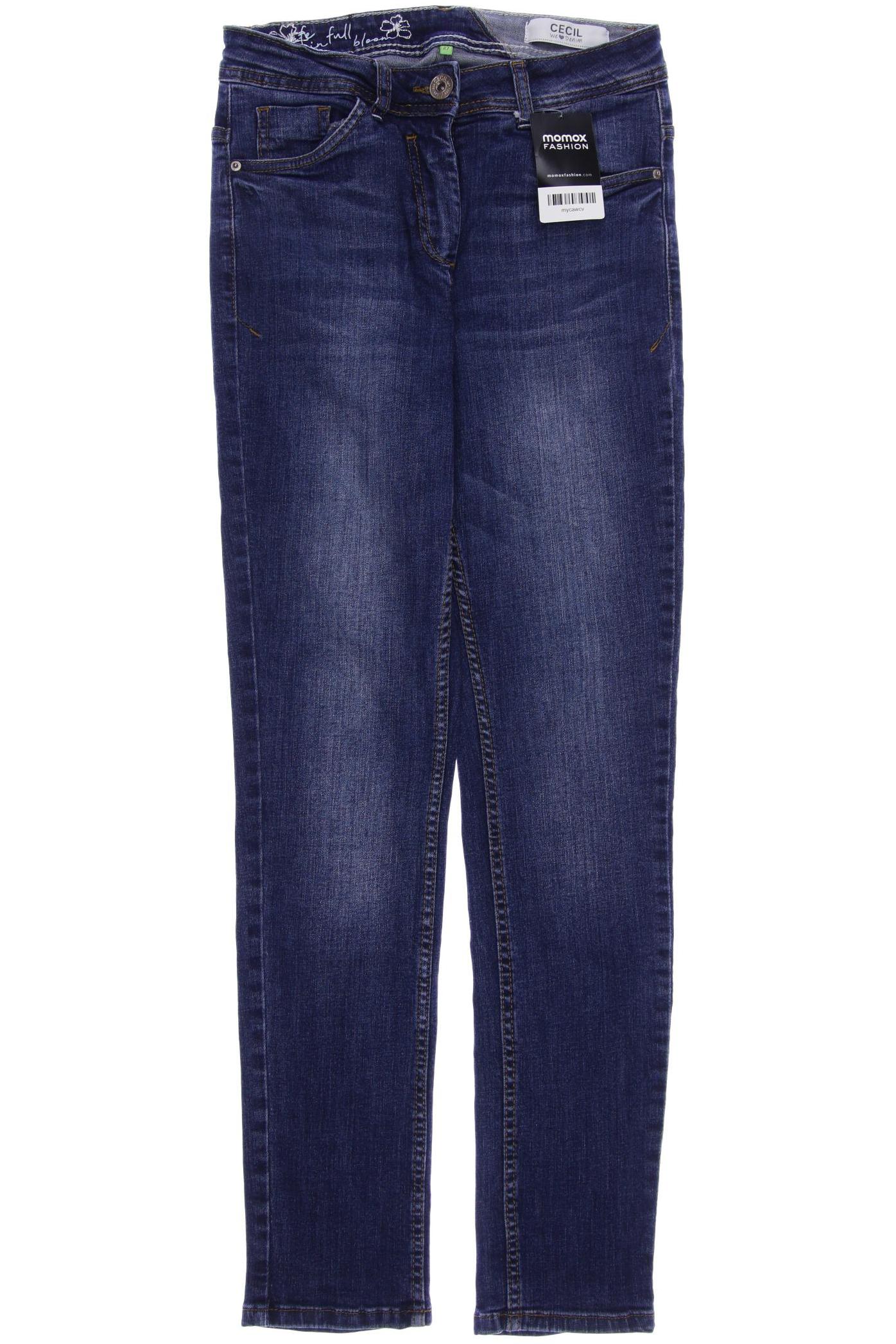 

CECIL Damen Jeans, blau