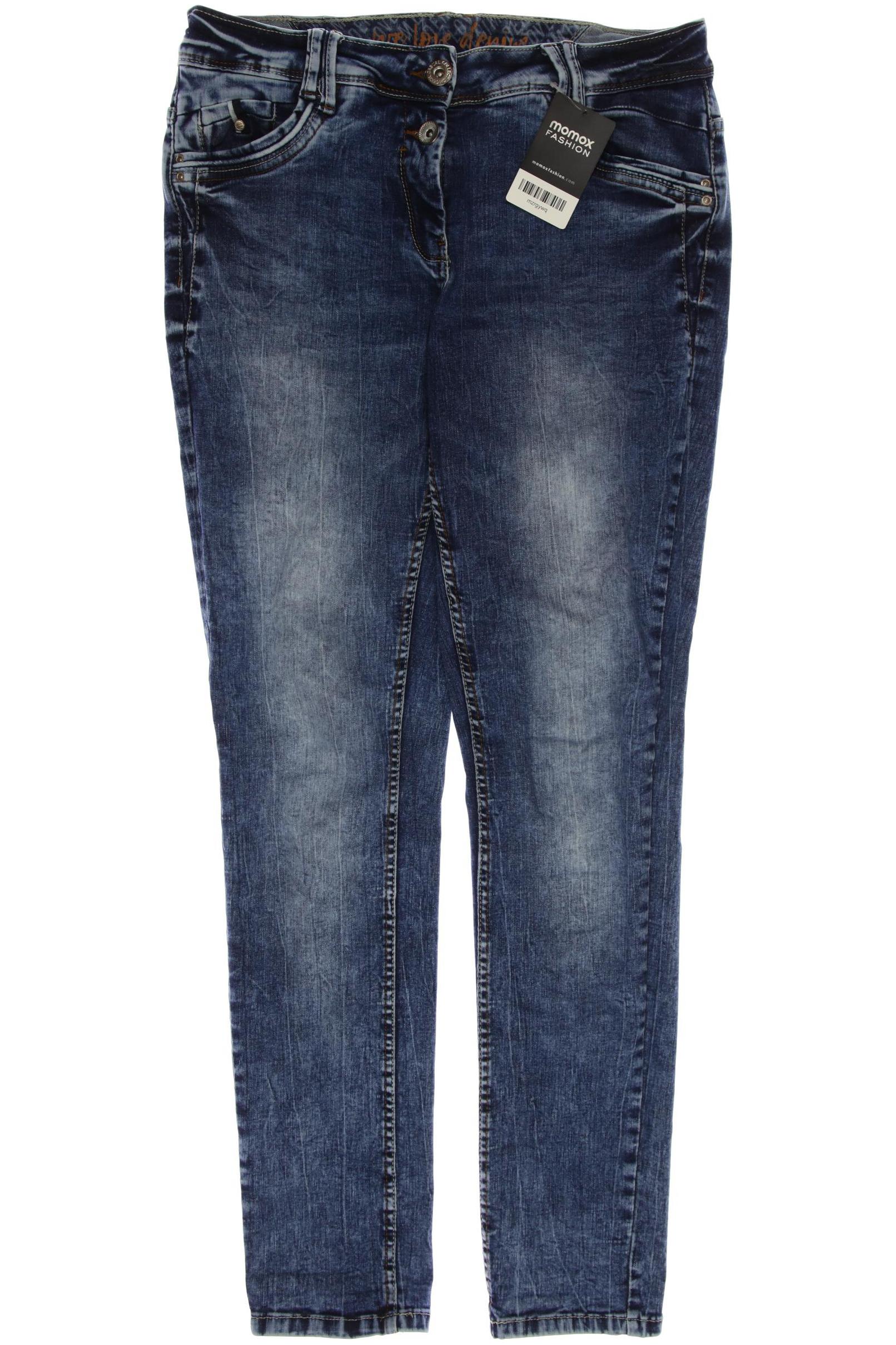

CECIL Damen Jeans, blau
