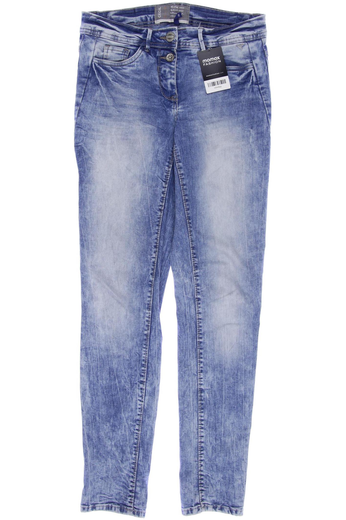 

CECIL Damen Jeans, blau