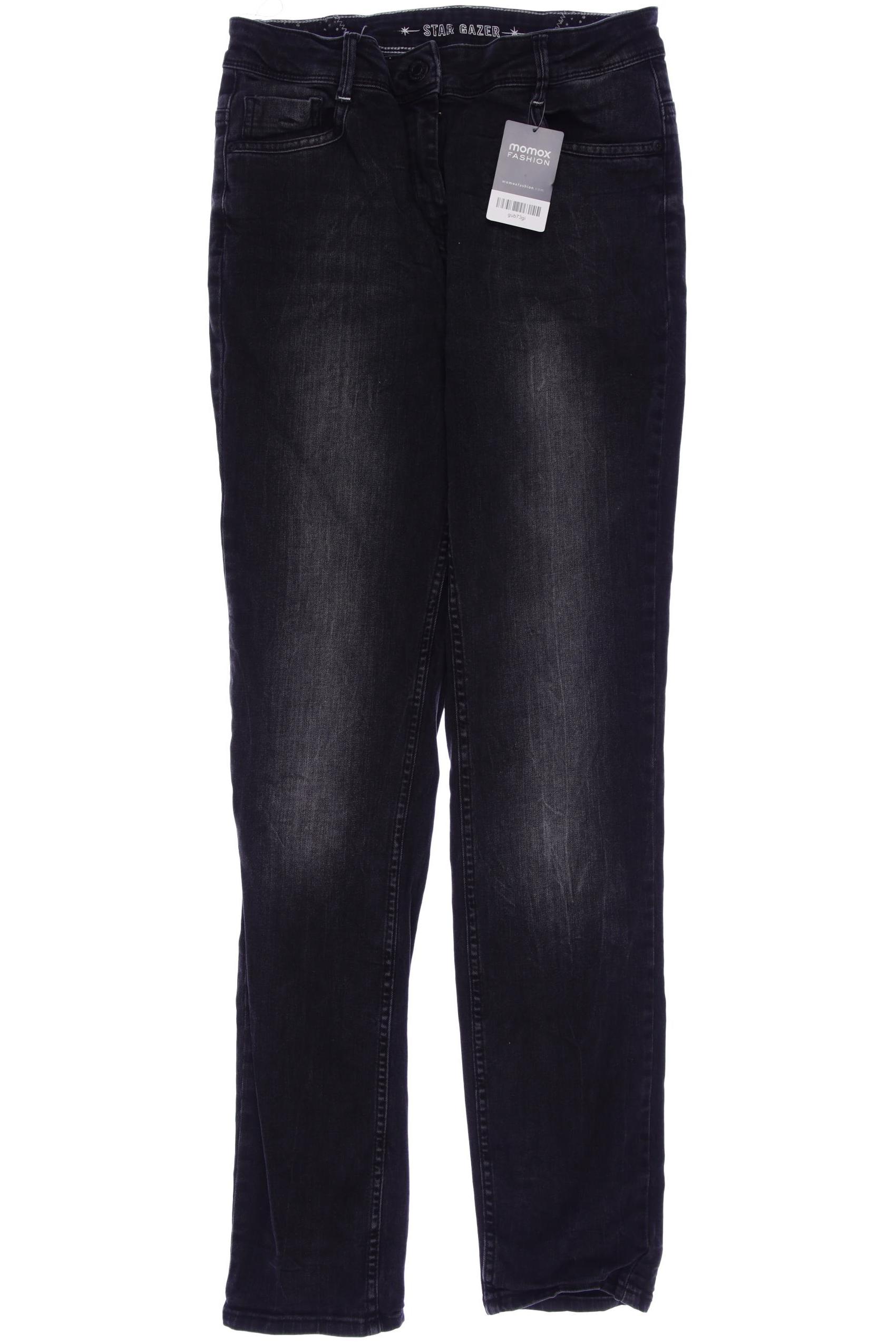 

CECIL Damen Jeans, schwarz