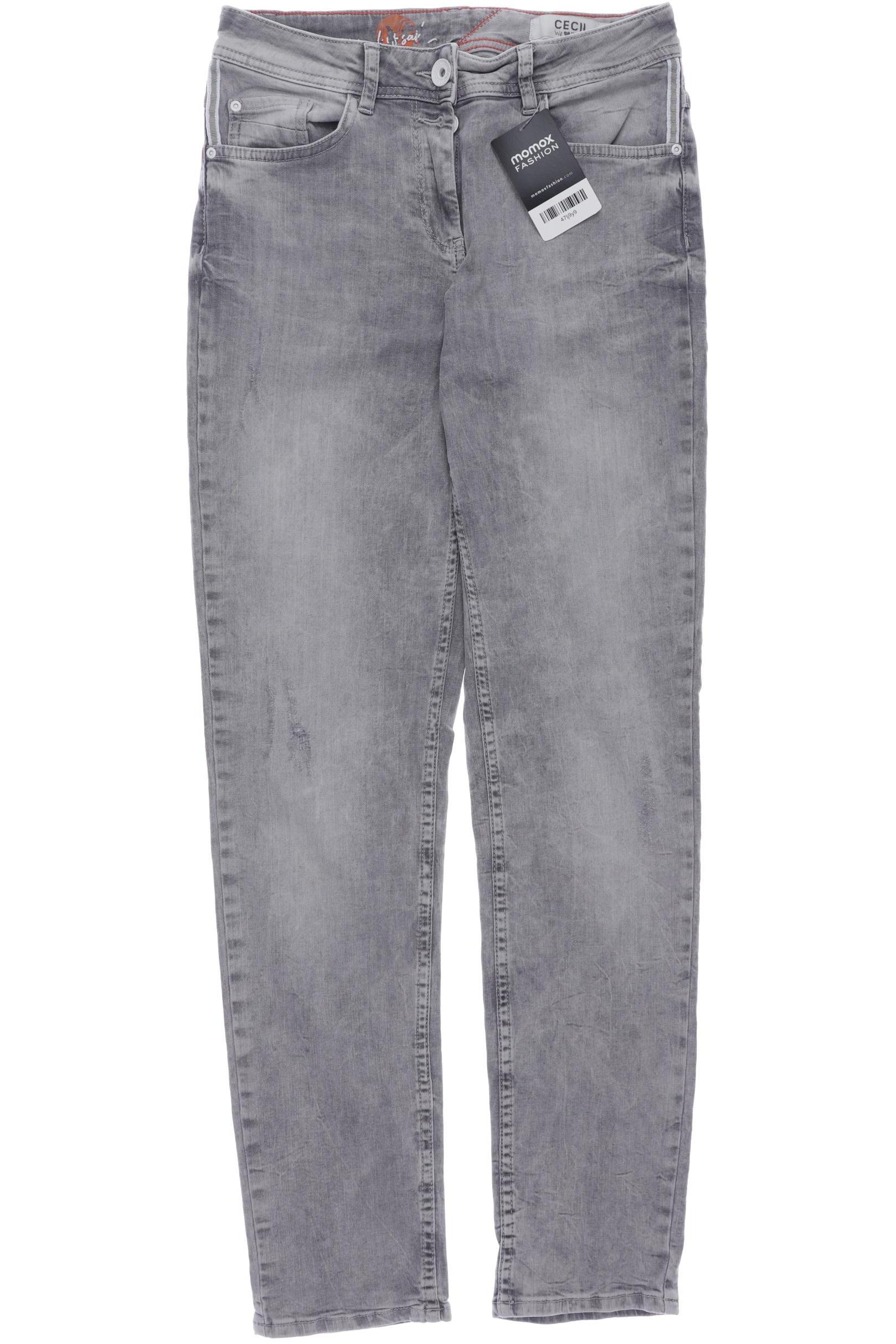 

Cecil Damen Jeans, grau, Gr. 27