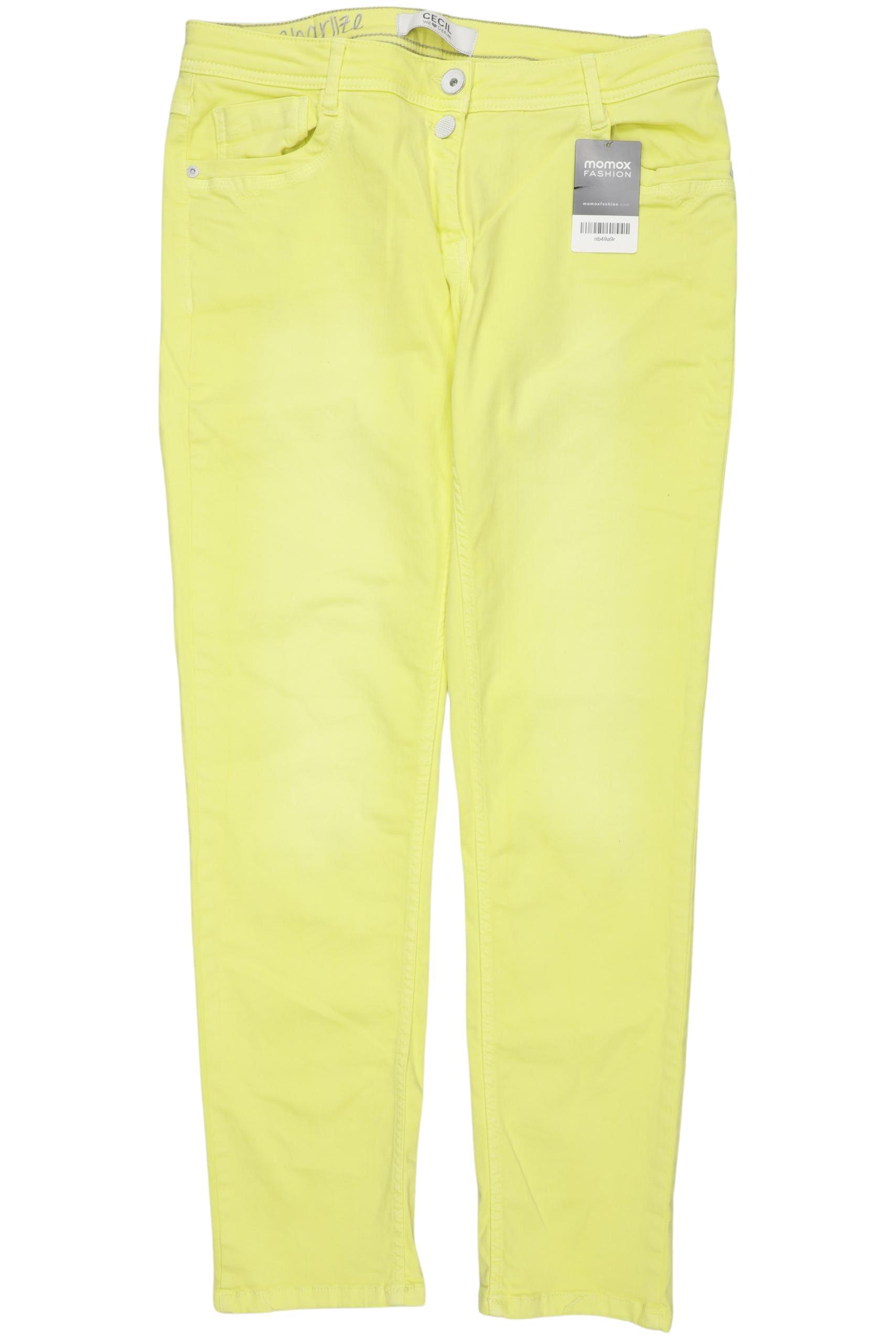 

Cecil Damen Jeans, gelb, Gr. 33