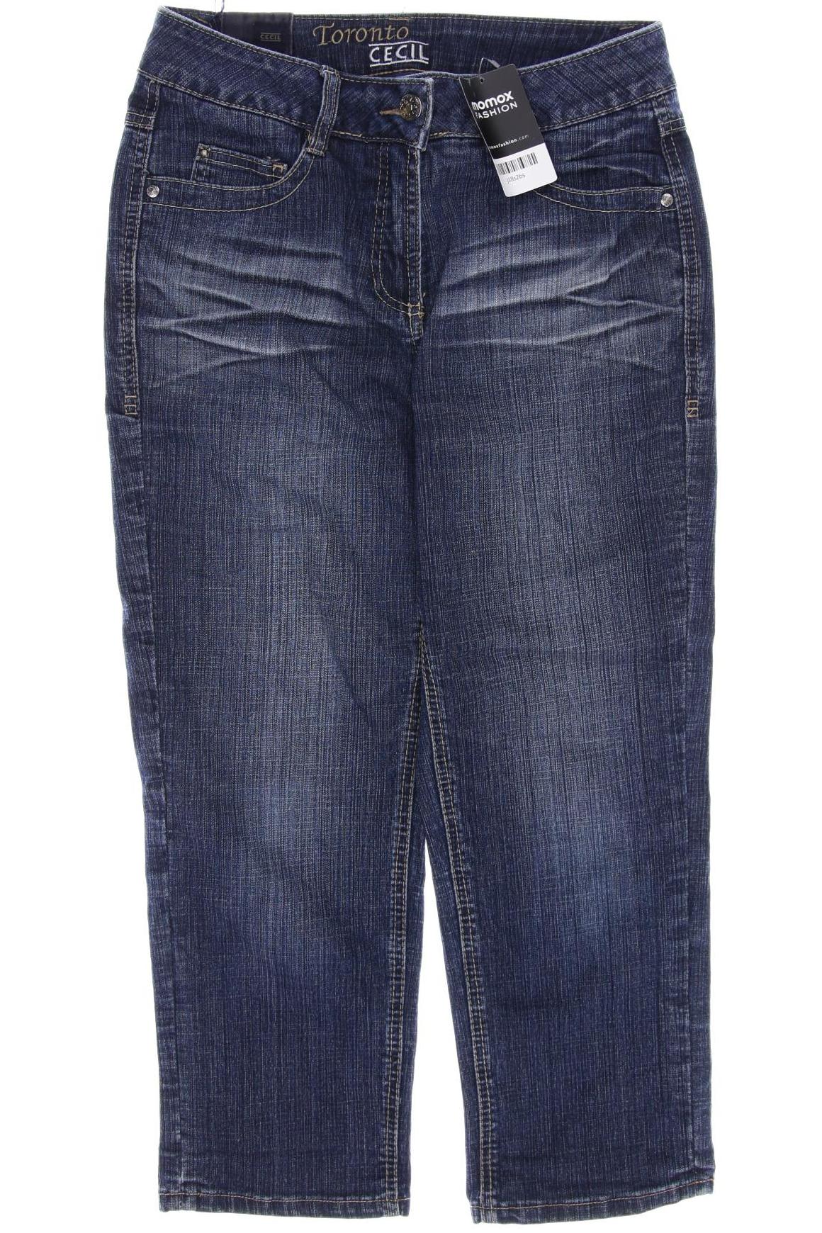 

CECIL Damen Jeans, blau