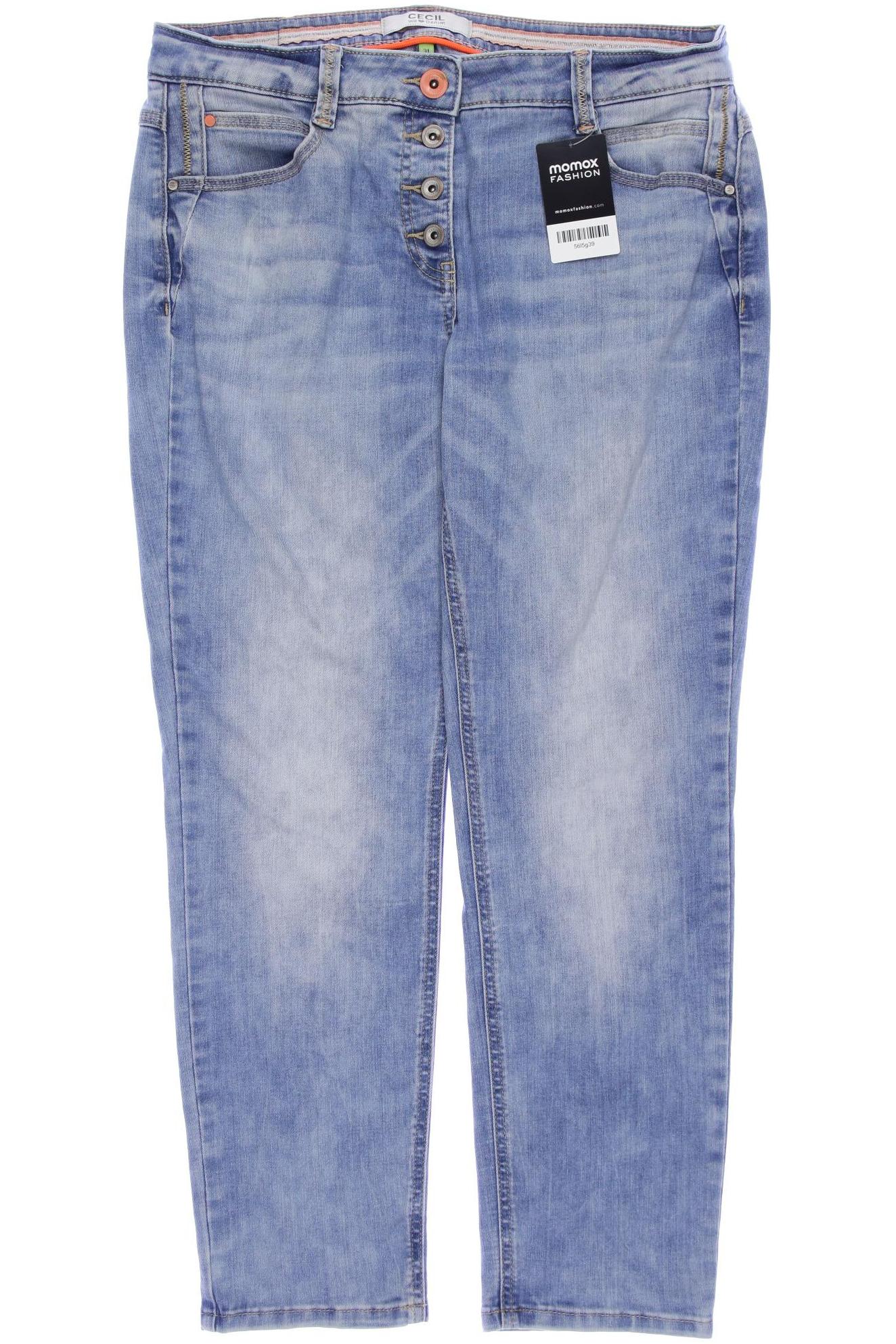 

CECIL Damen Jeans, blau