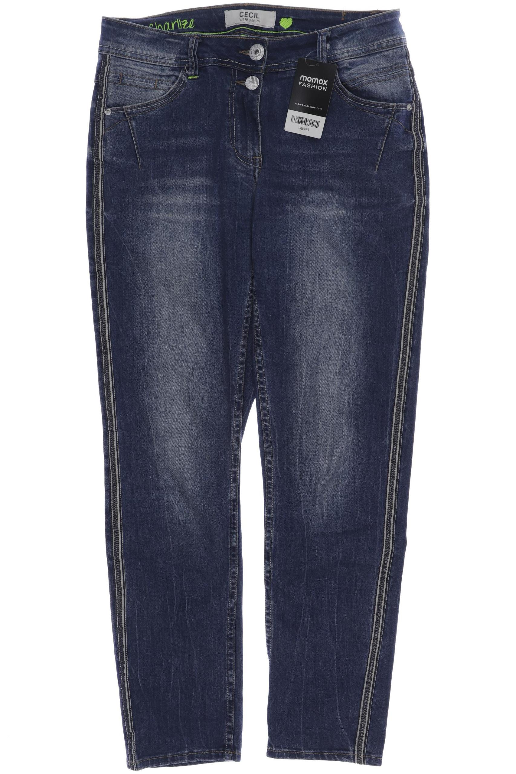 

CECIL Damen Jeans, blau