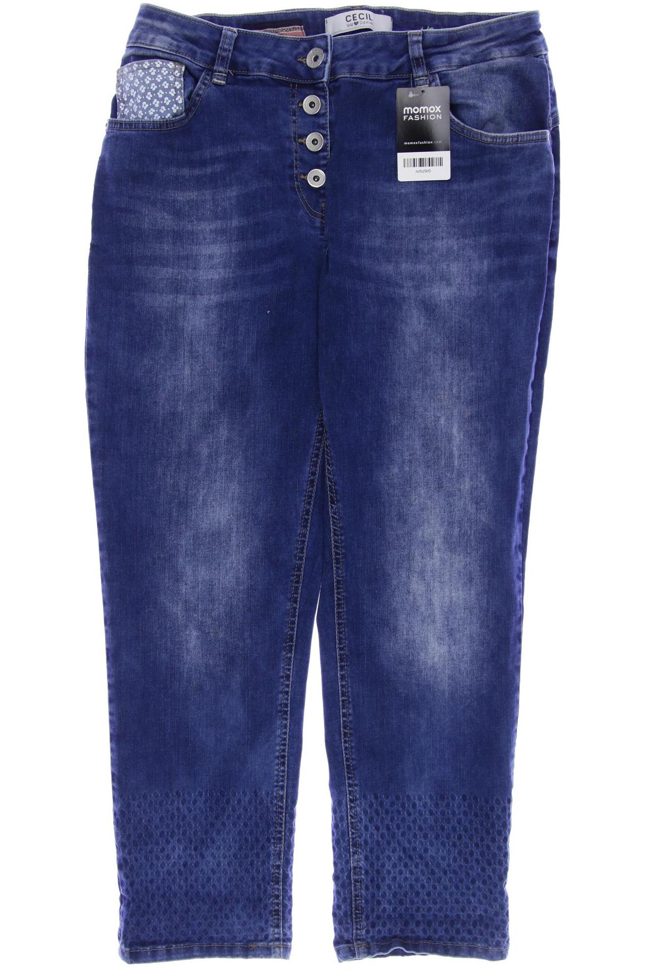 

CECIL Damen Jeans, blau