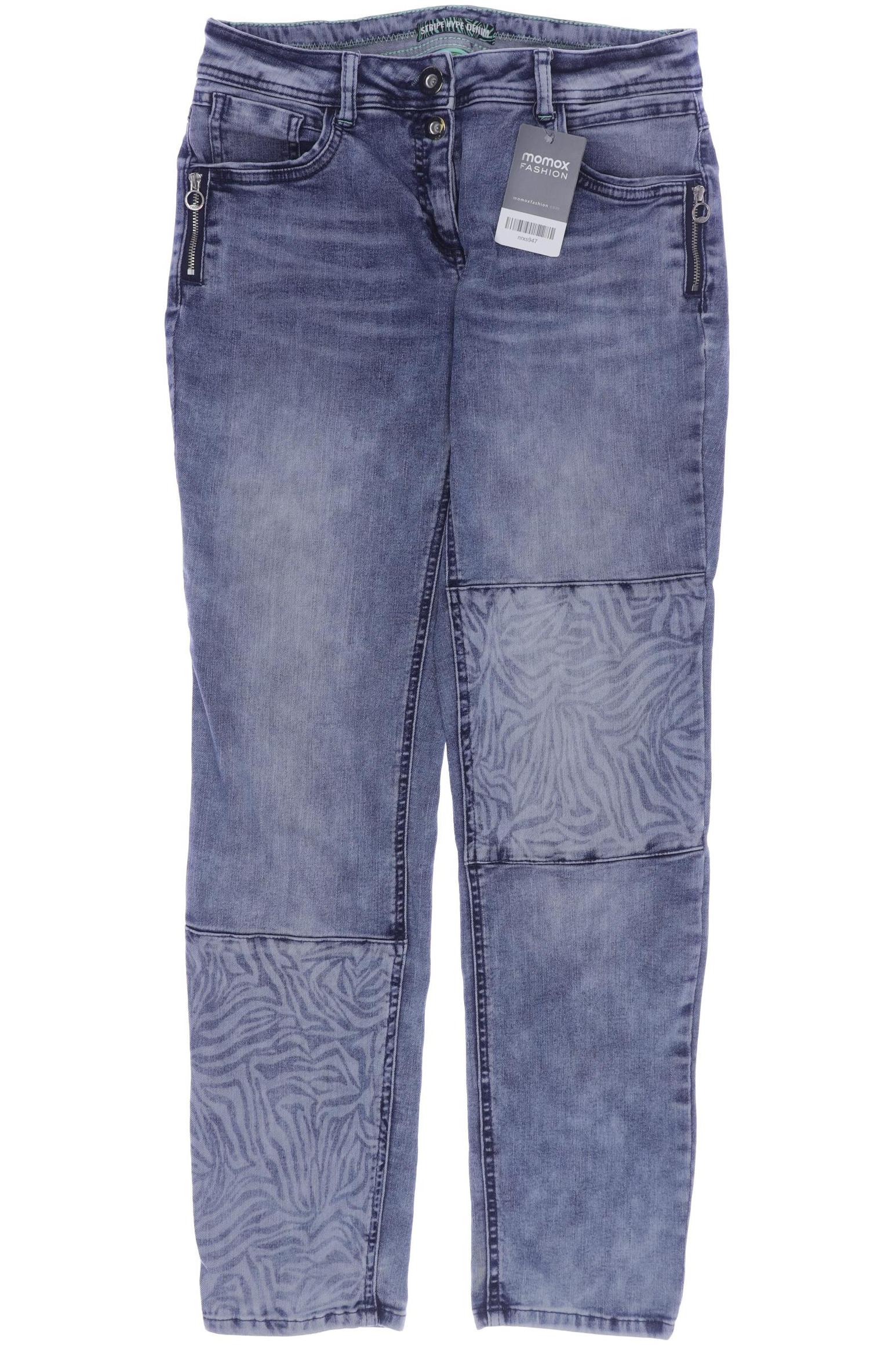 

CECIL Damen Jeans, blau