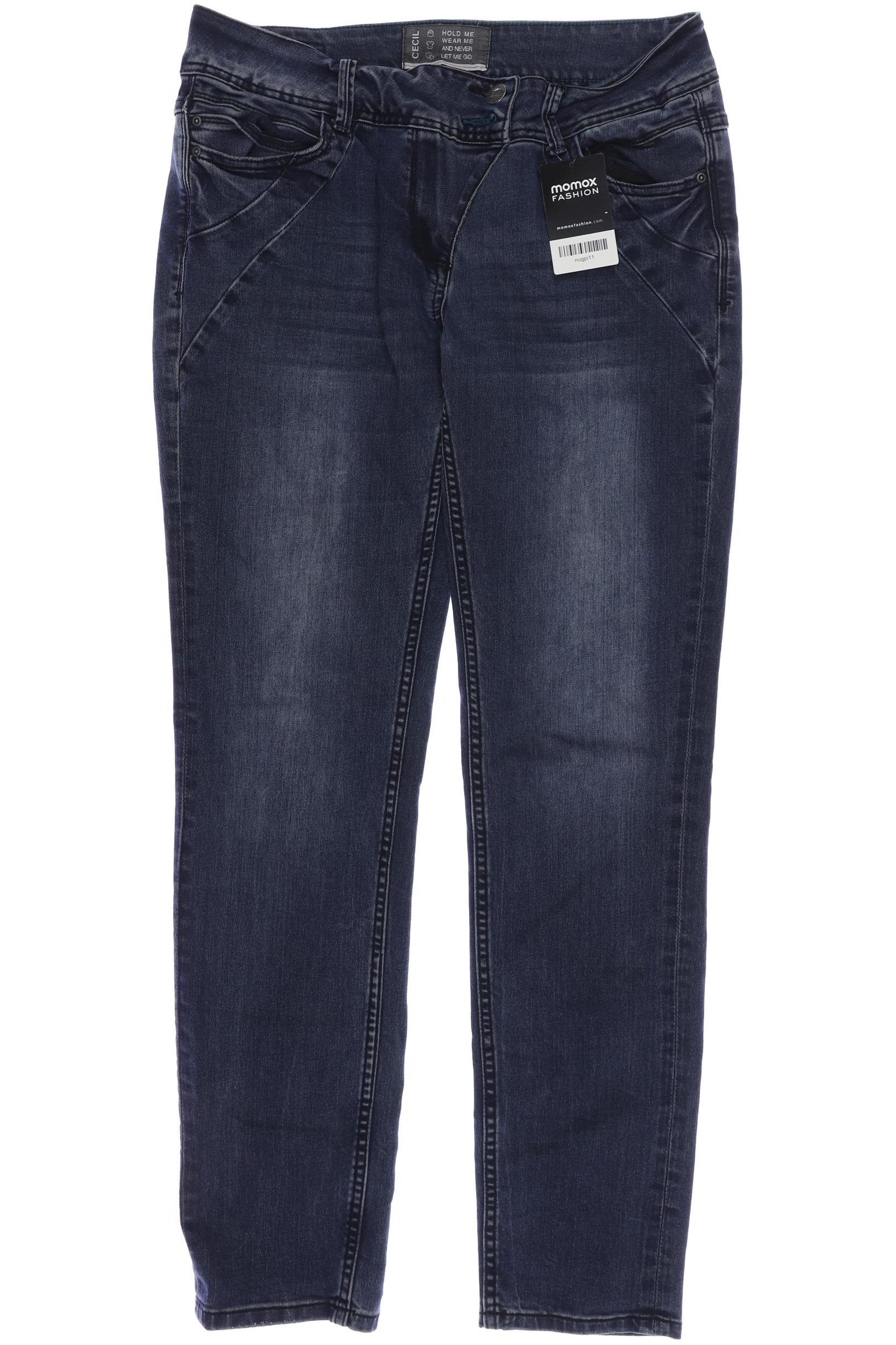 

CECIL Damen Jeans, marineblau