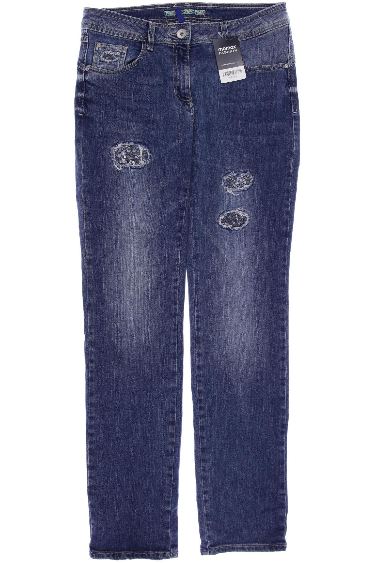 

CECIL Damen Jeans, blau