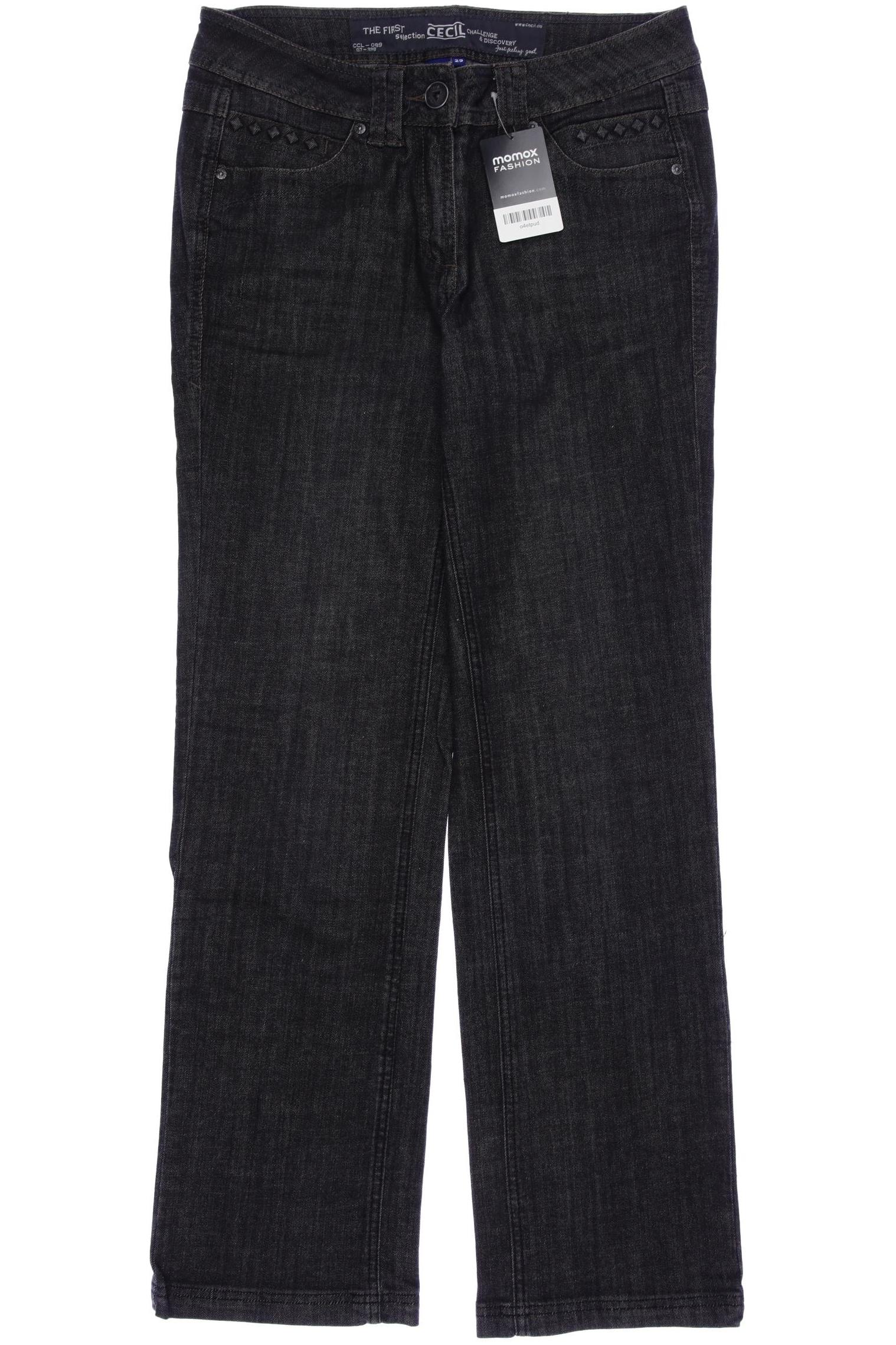 

CECIL Damen Jeans, grau