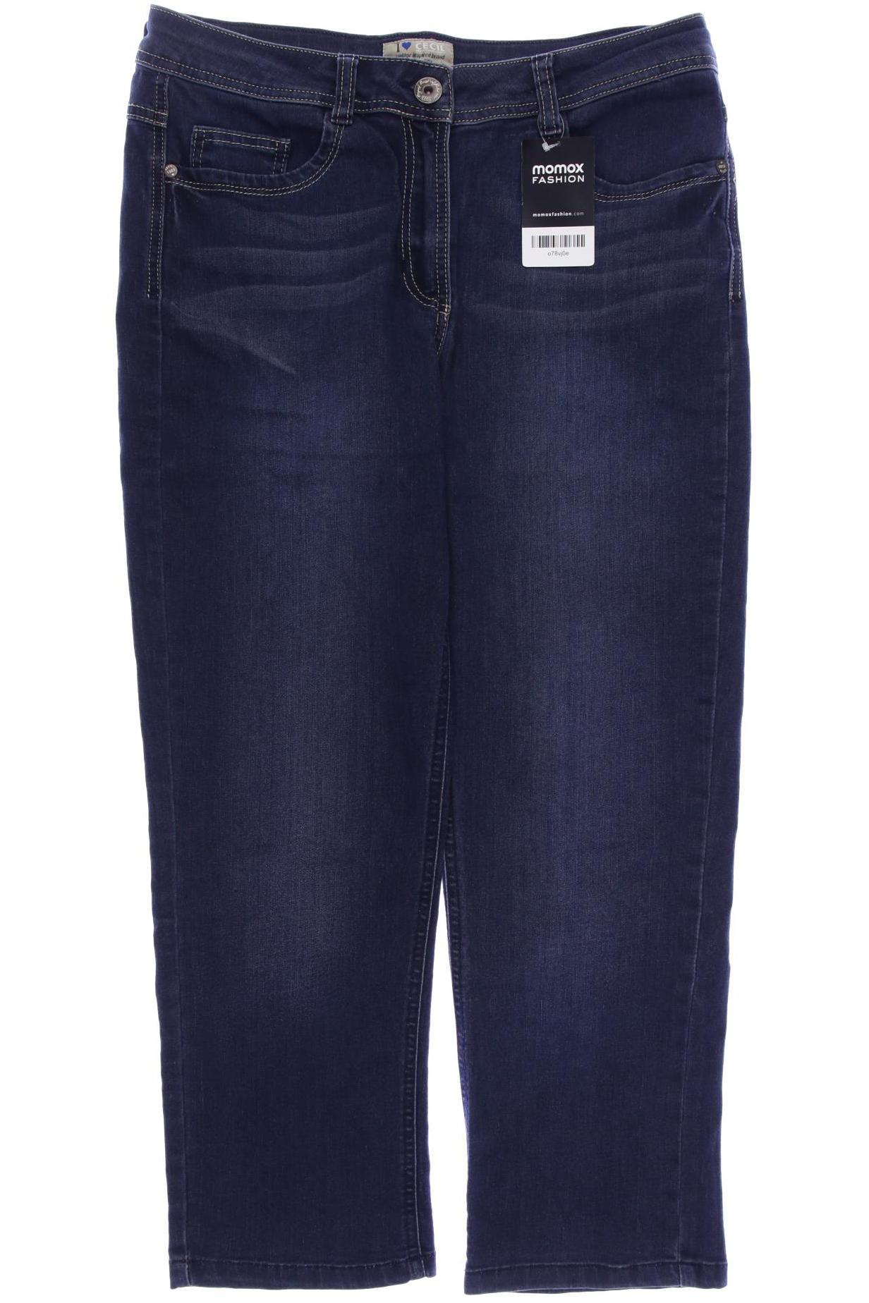 

CECIL Damen Jeans, marineblau