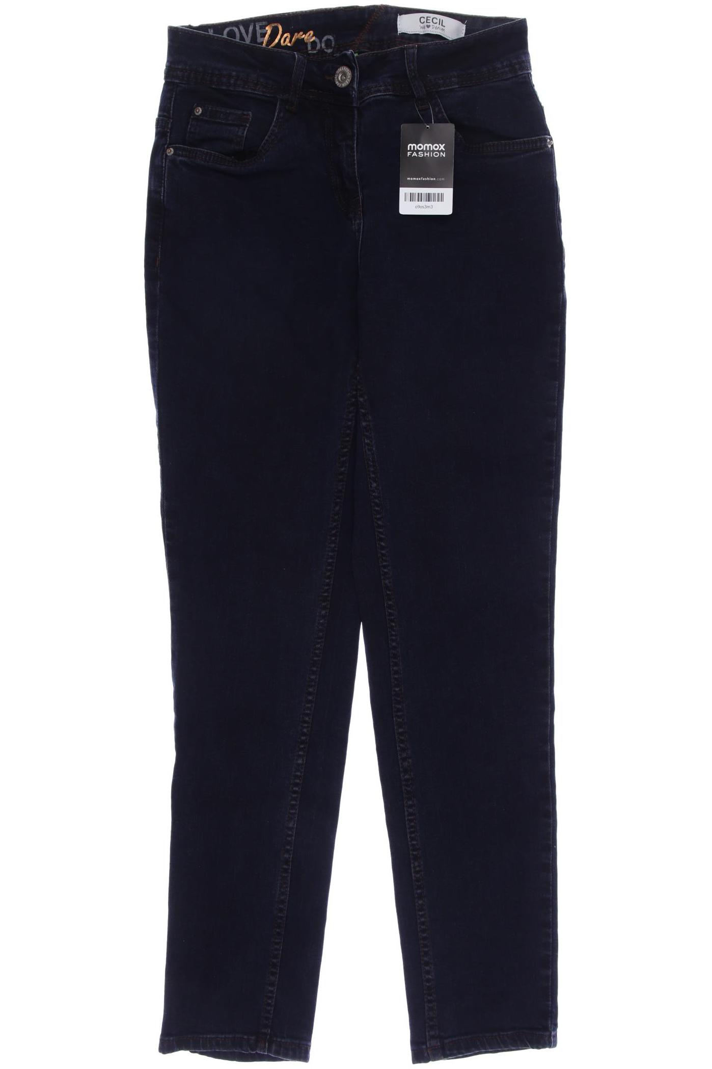 

CECIL Damen Jeans, marineblau
