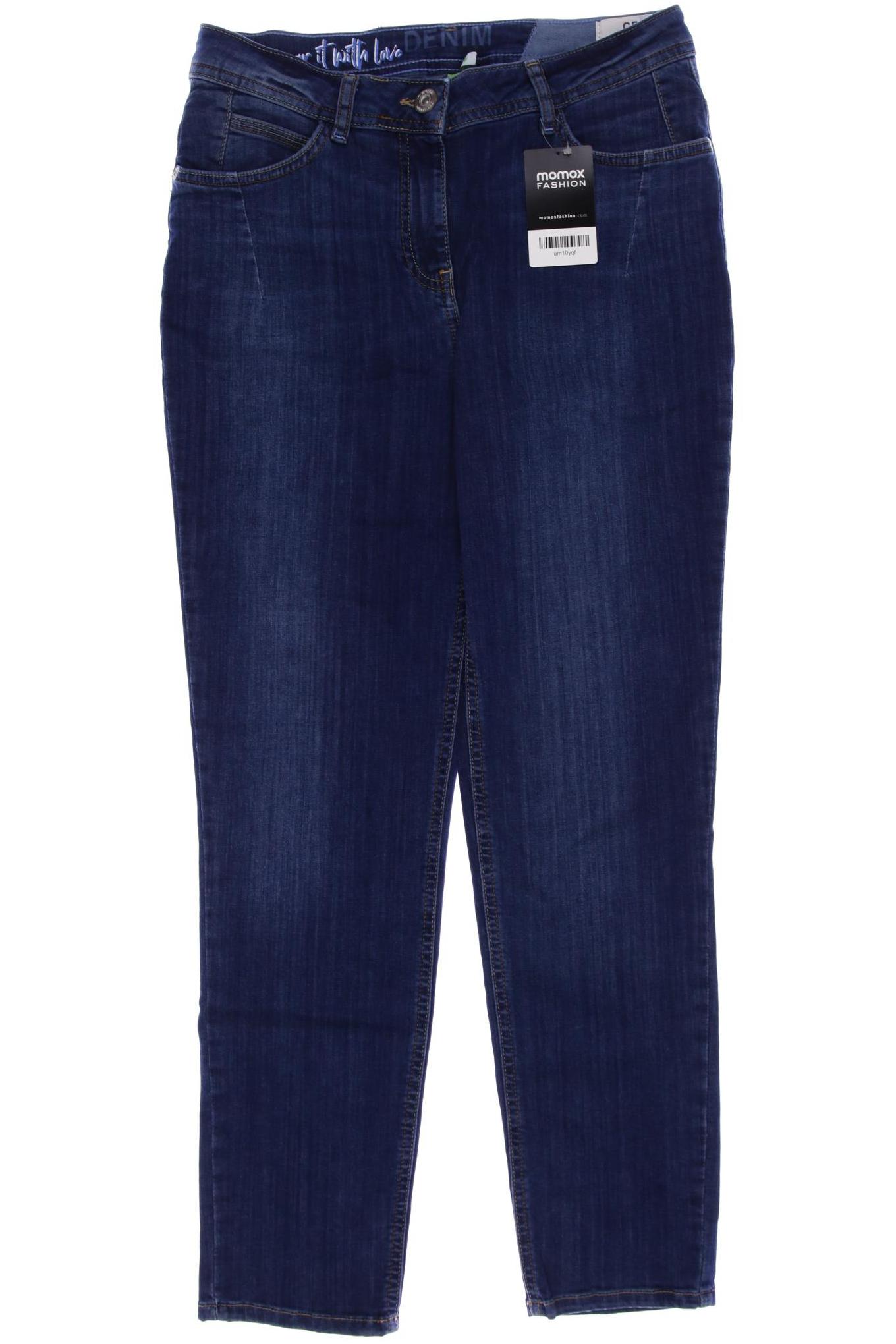 

CECIL Damen Jeans, blau