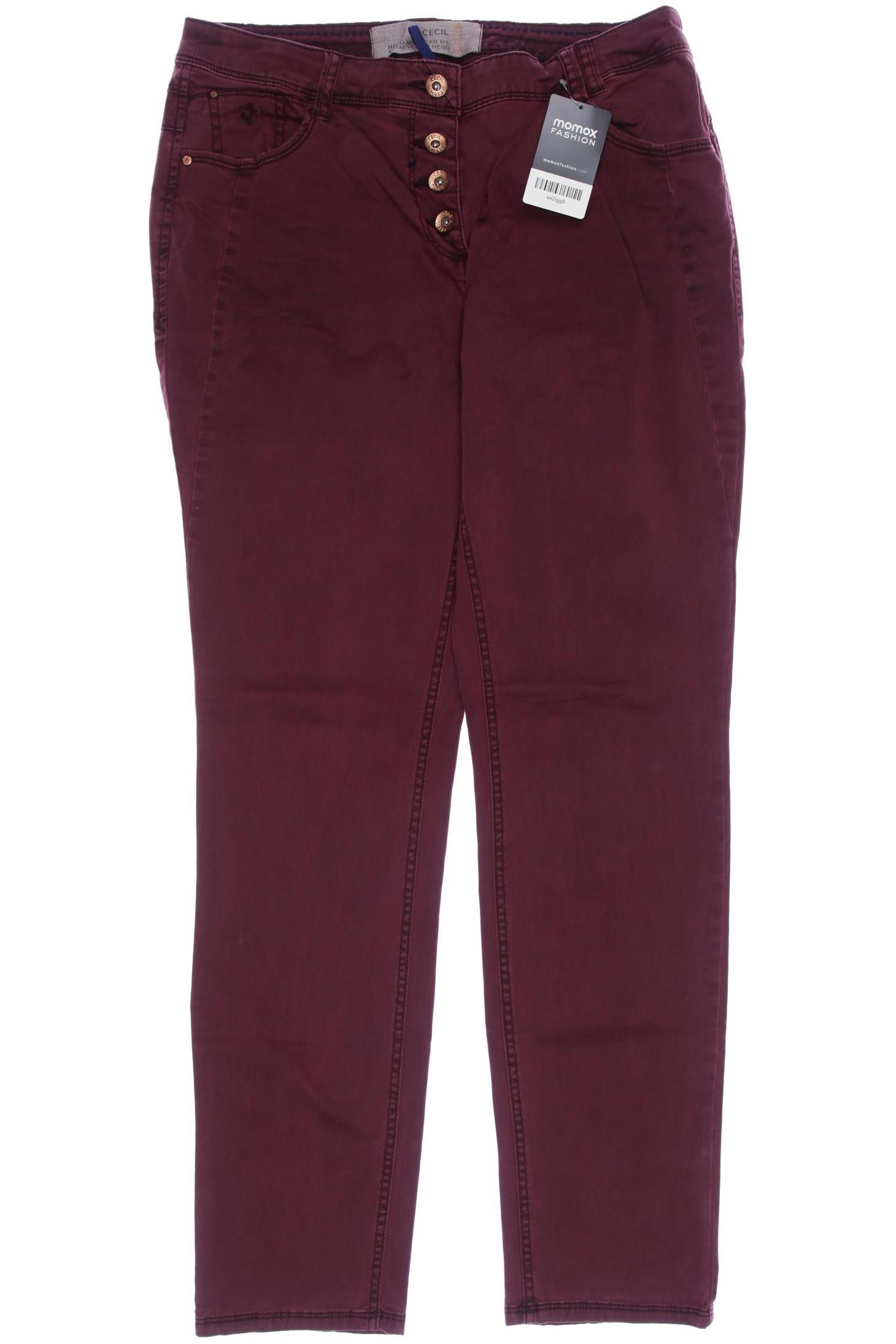 

Cecil Damen Jeans, bordeaux, Gr. 30