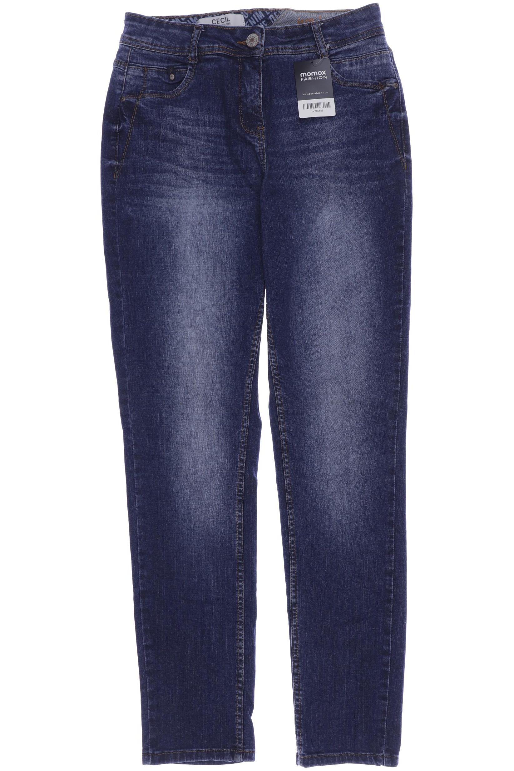 

CECIL Damen Jeans, blau