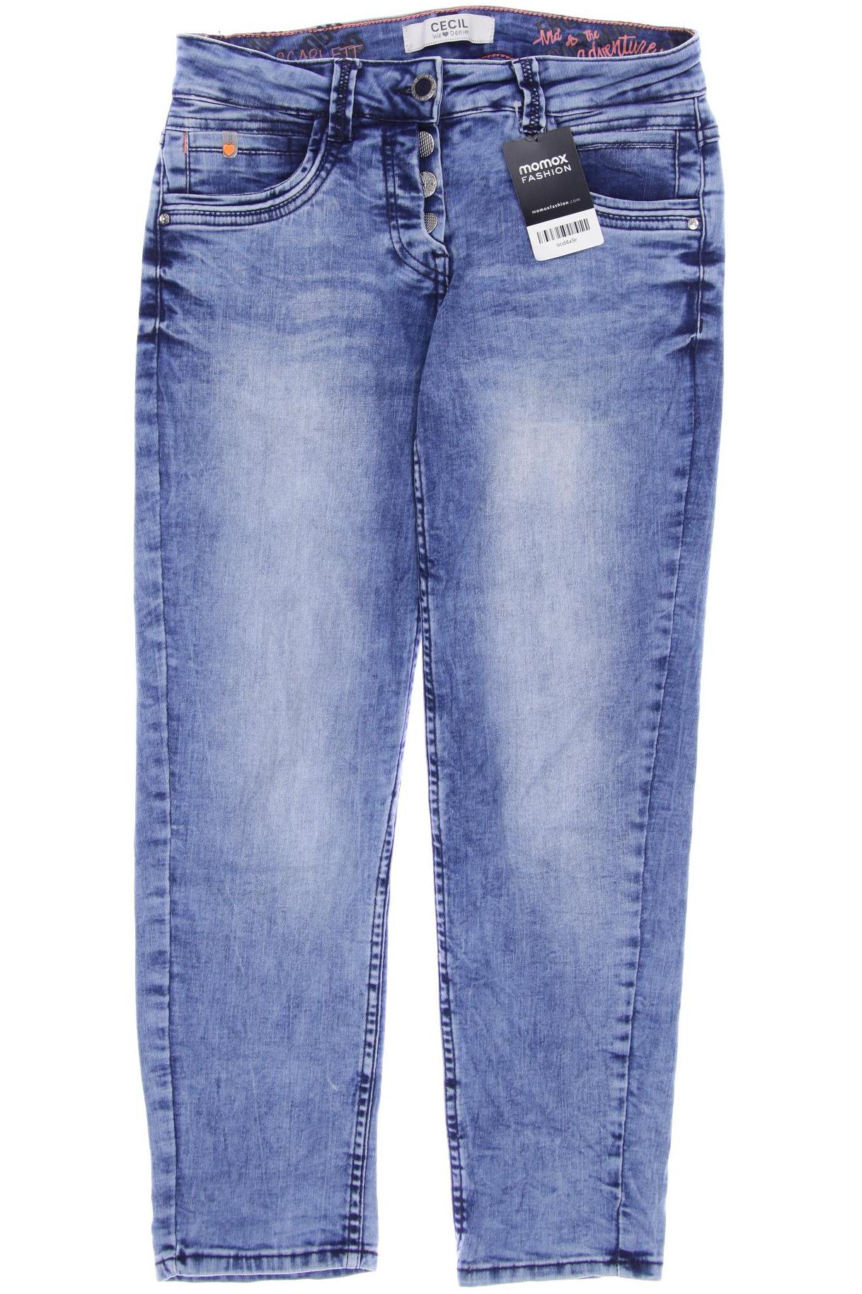 

CECIL Damen Jeans, blau