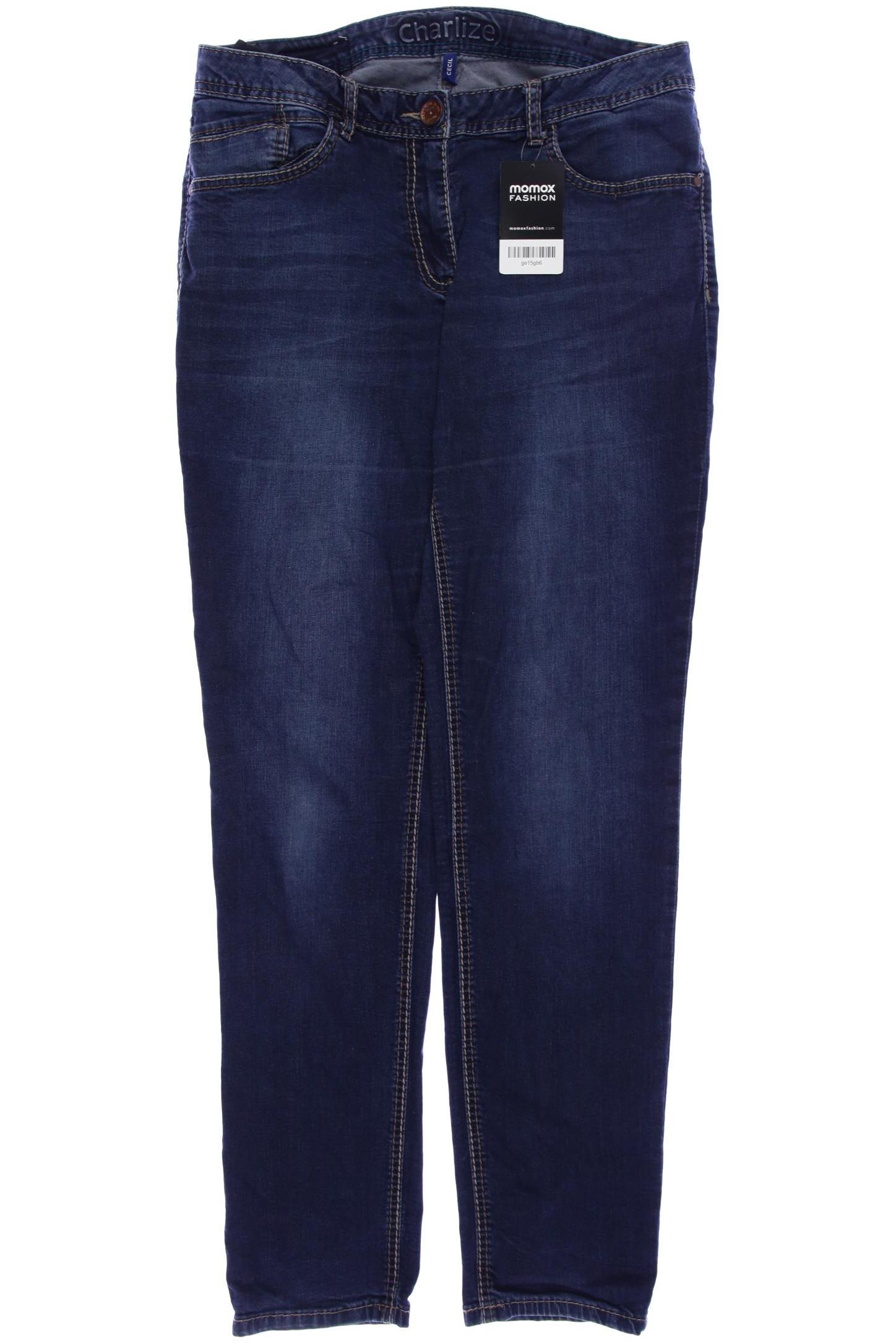 

CECIL Damen Jeans, marineblau