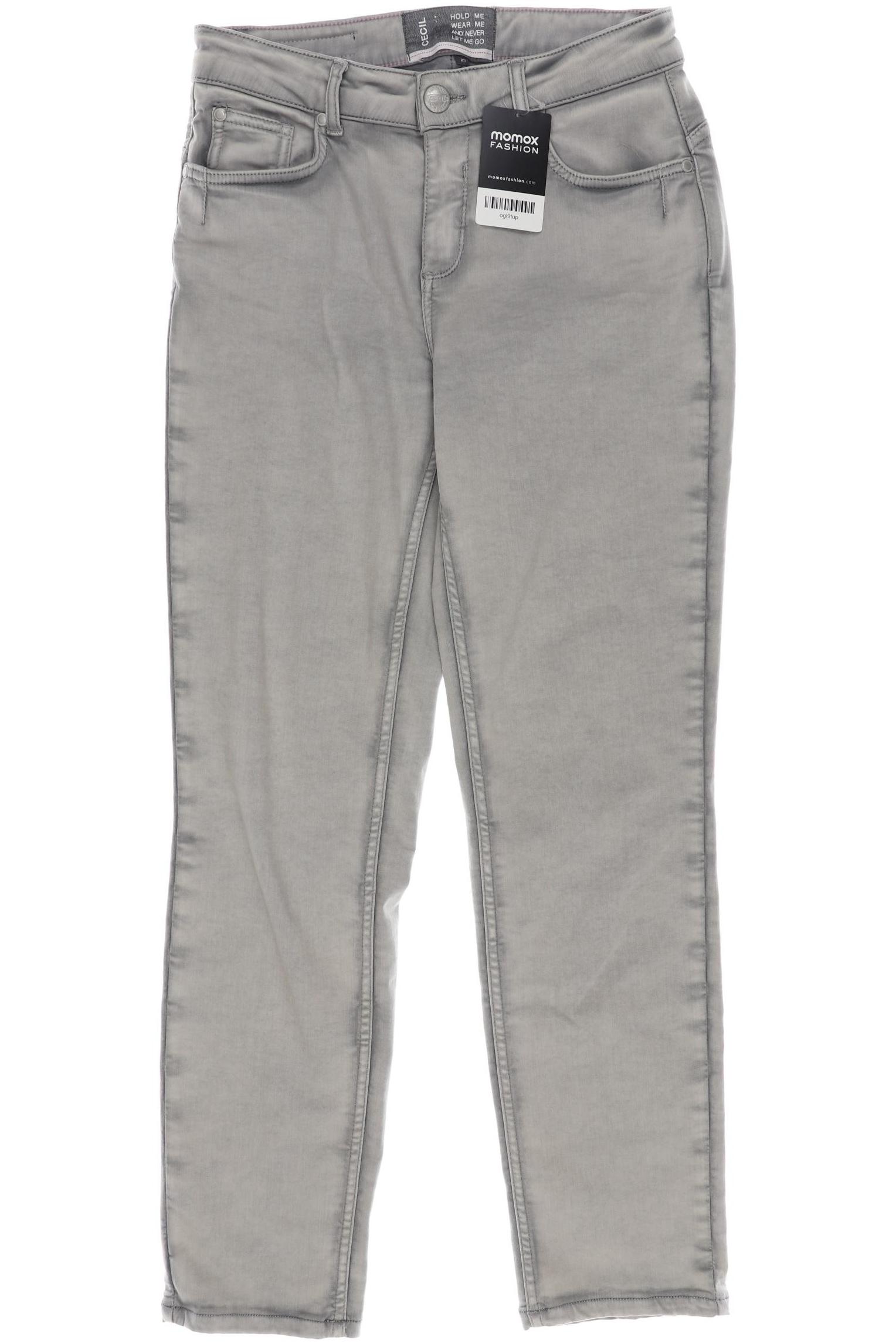 

CECIL Damen Jeans, grau