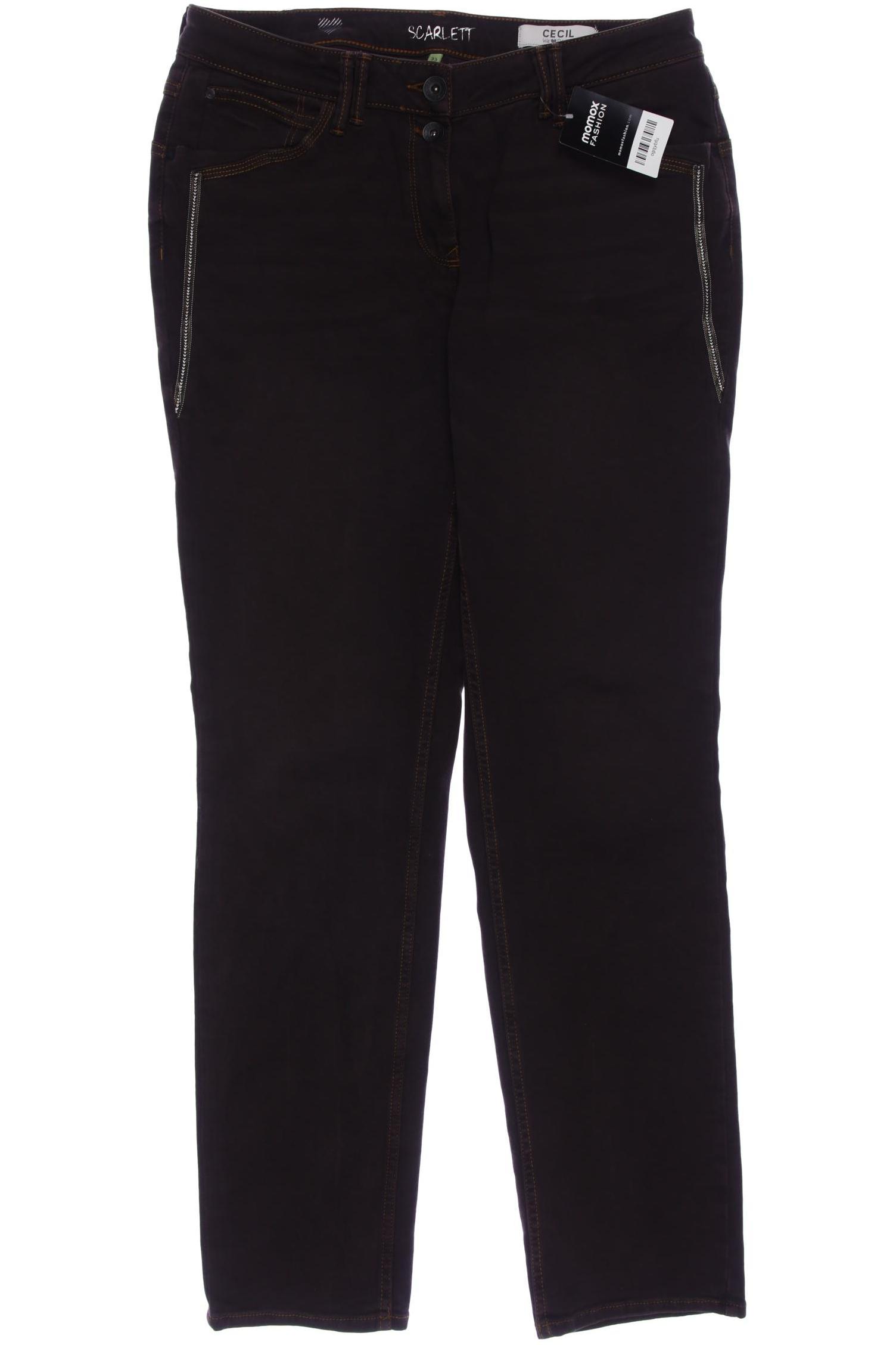 

Cecil Damen Jeans, braun, Gr. 33
