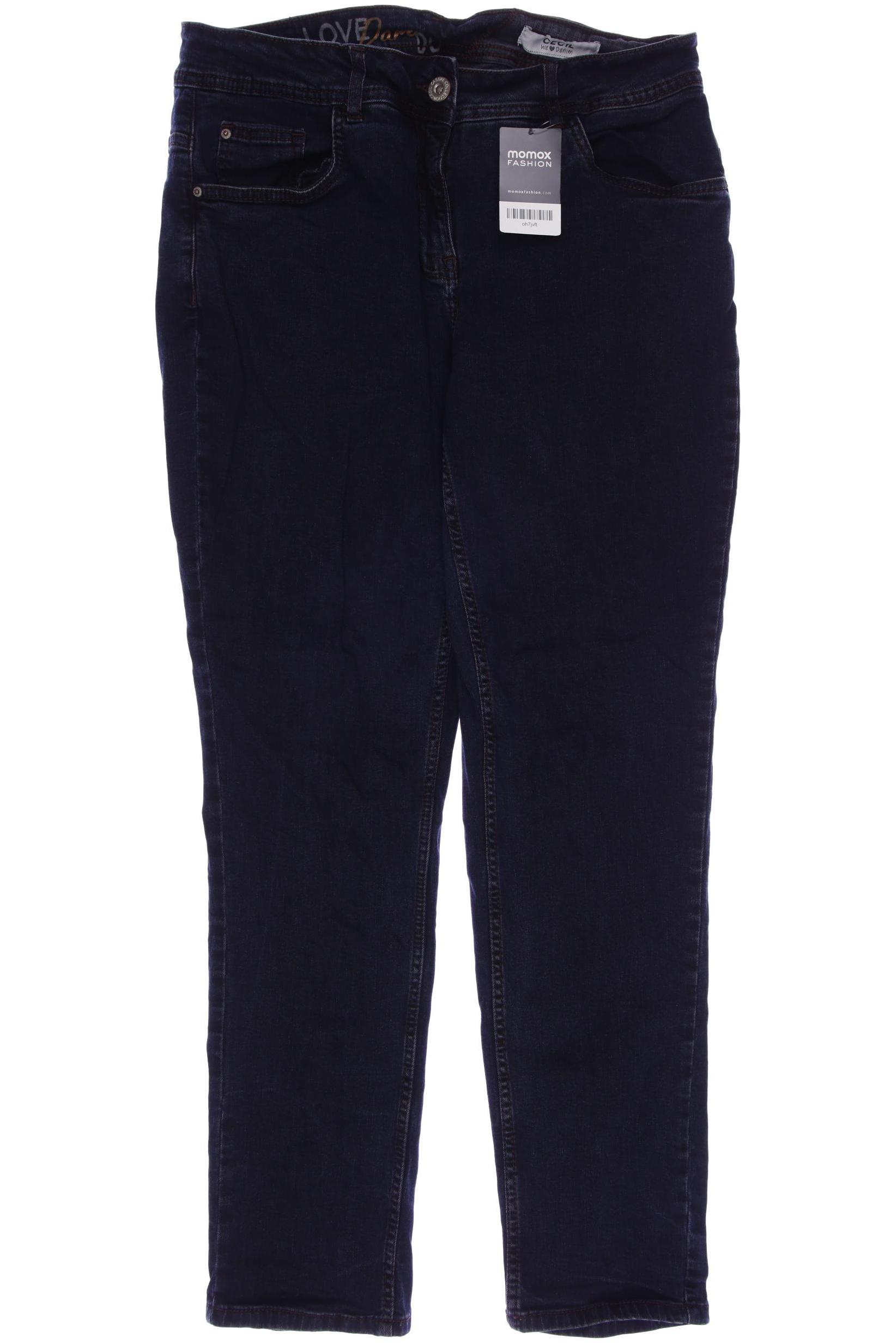 

CECIL Damen Jeans, marineblau
