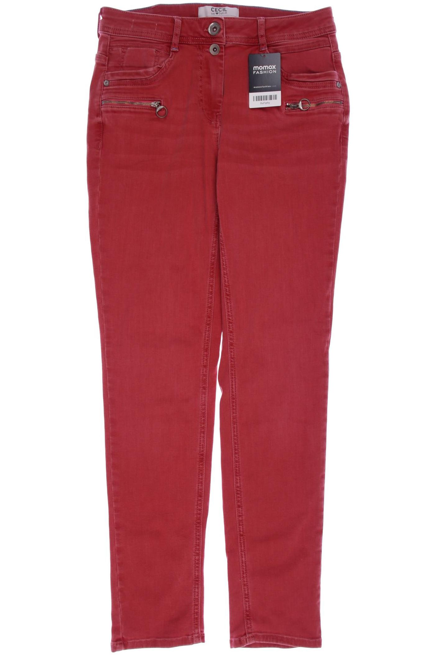 

CECIL Damen Jeans, rot