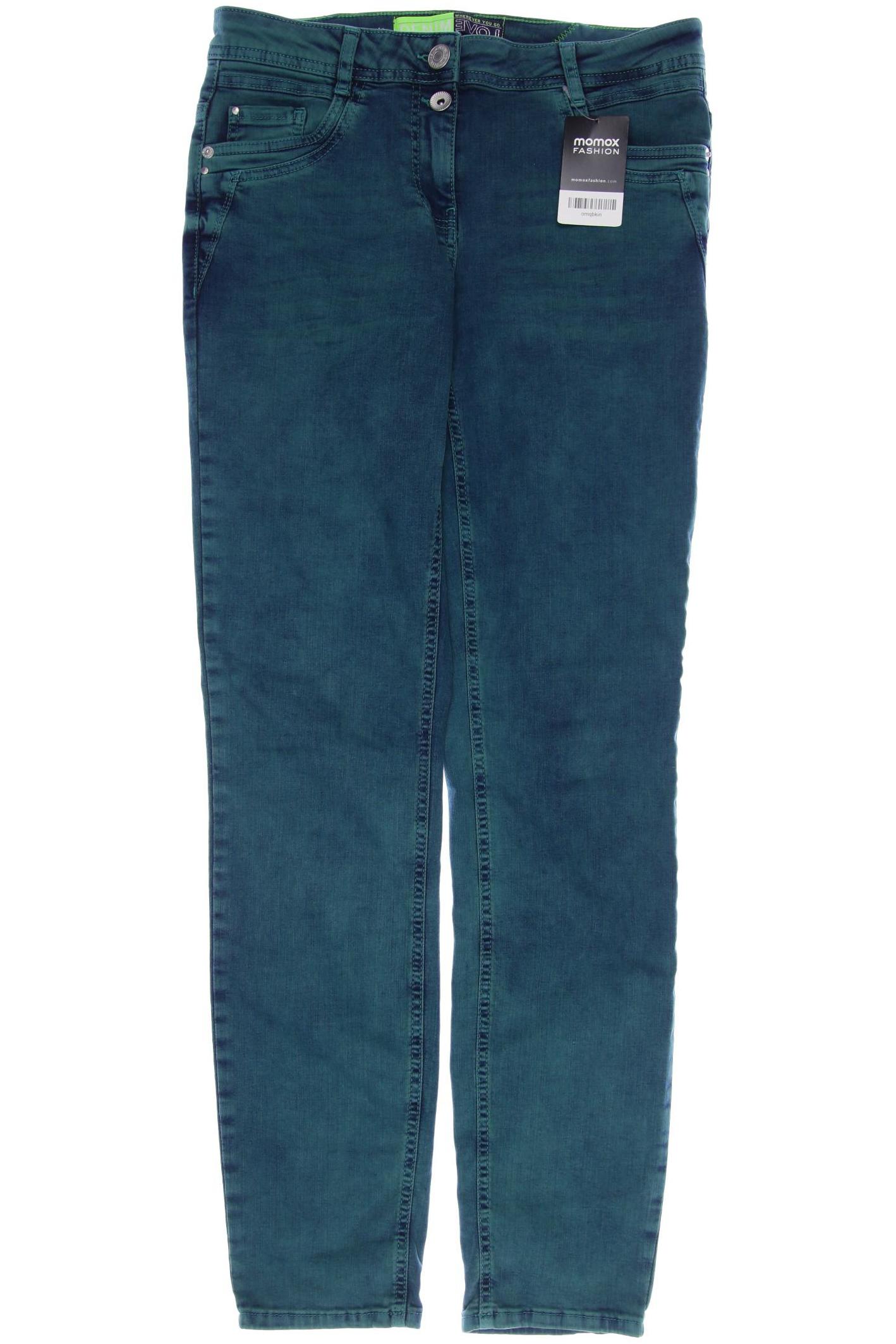 

CECIL Damen Jeans, türkis
